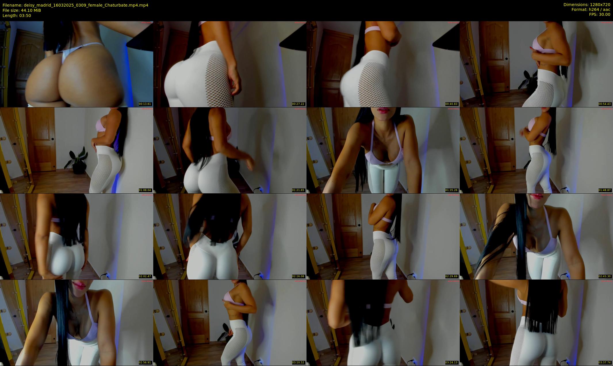 deisy_madrid — 4 minute Chaturbate female cam show recording, 720p, Mar 16, 2025
