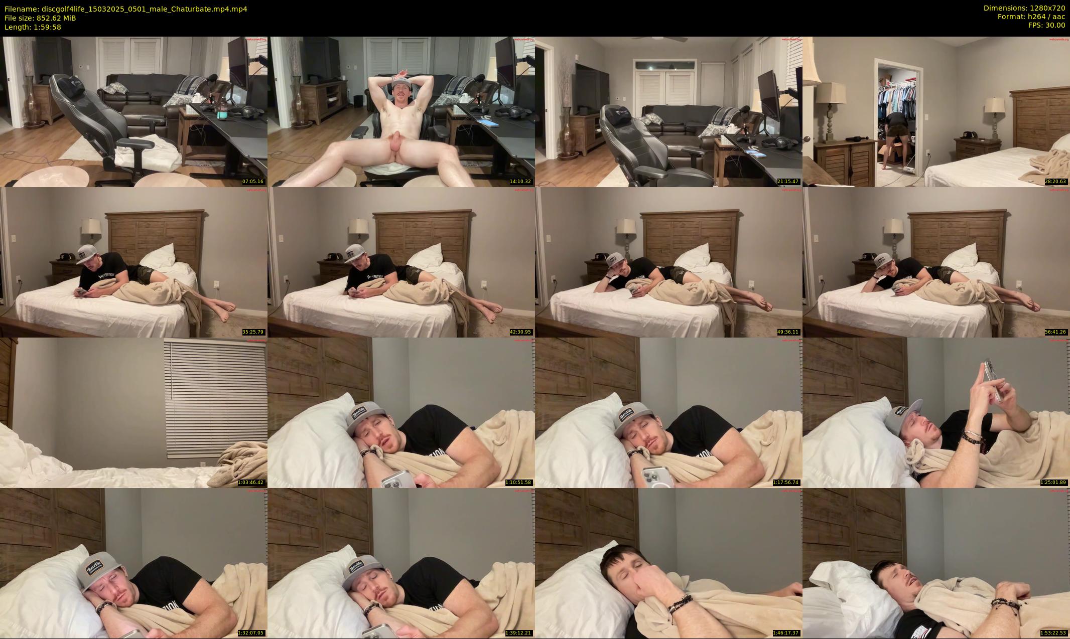 discgolf4life — 120 minute Chaturbate male cam show recording, 720p, Mar 15, 2025