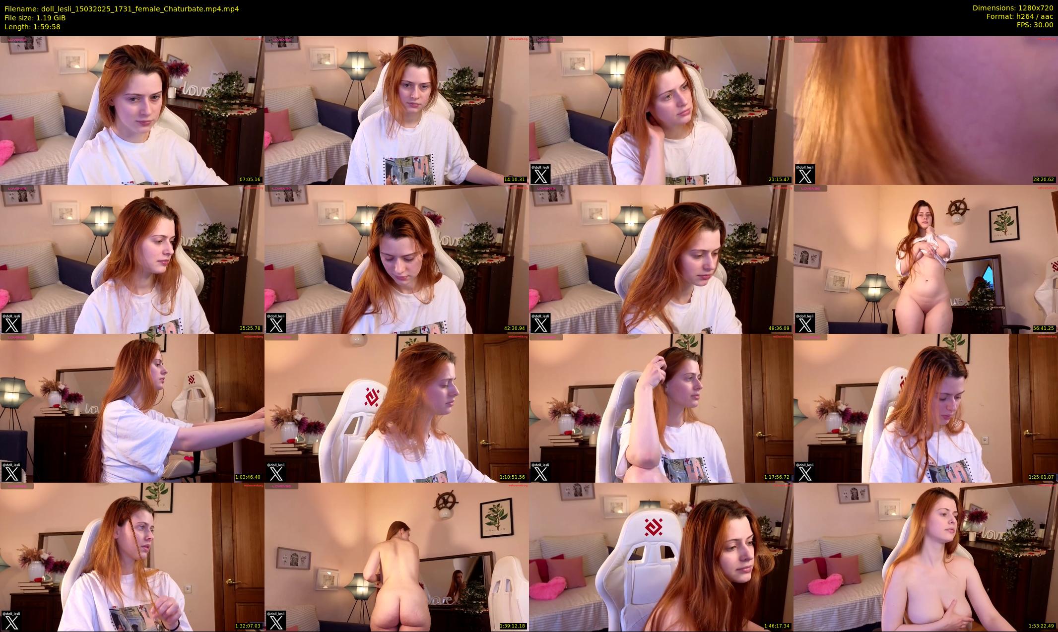 doll_lesli — 120 minute Chaturbate female cam show recording, 720p, Mar 15, 2025
