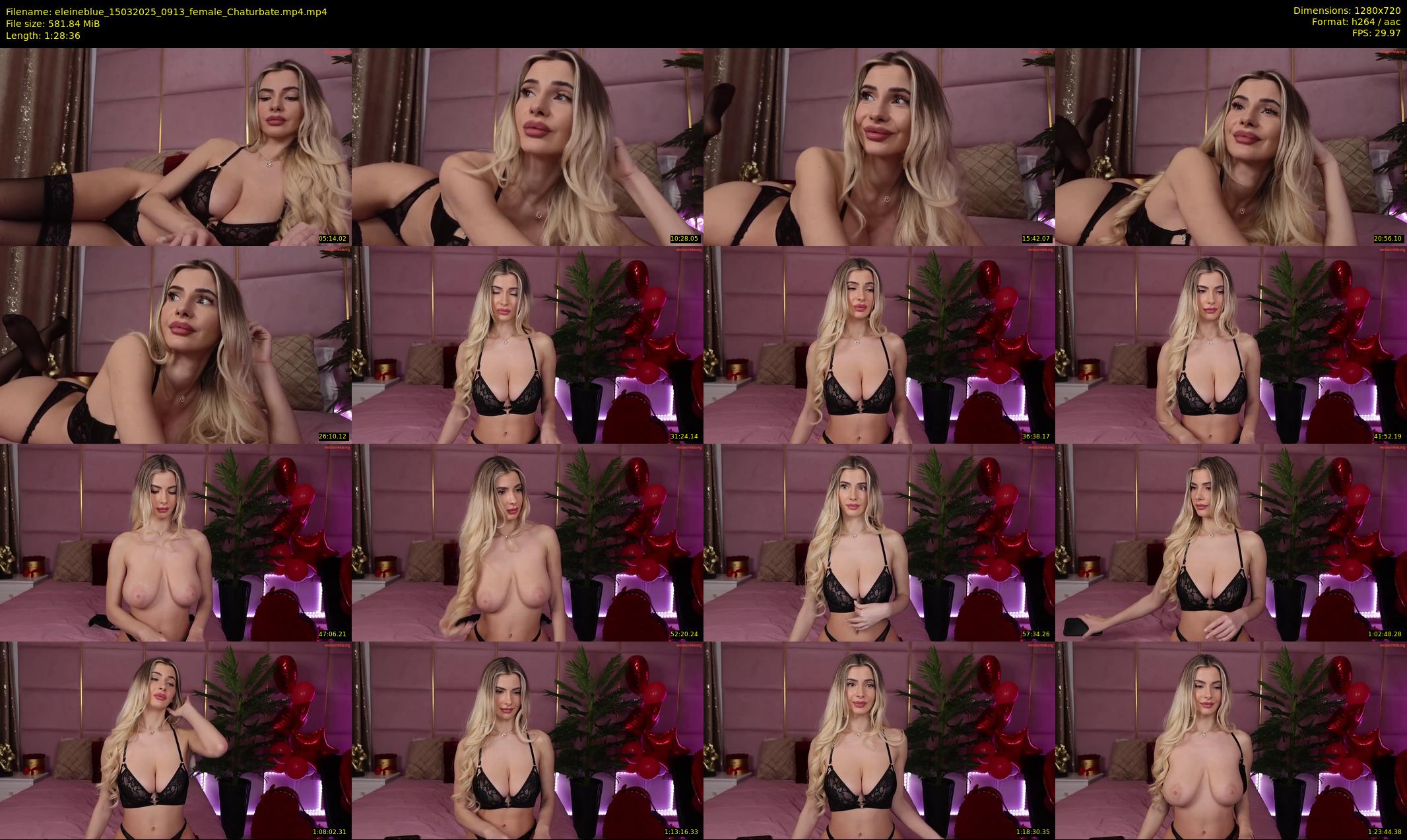 eleineblue — 89 minute Chaturbate female cam show recording, 720p, Mar 15, 2025