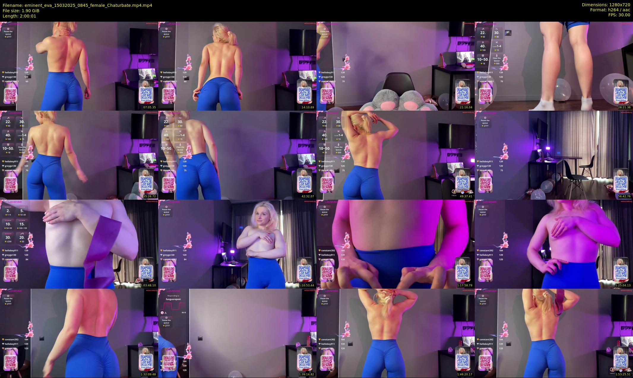 eminent_eva — 121 minute Chaturbate female cam show recording, 720p, Mar 15, 2025