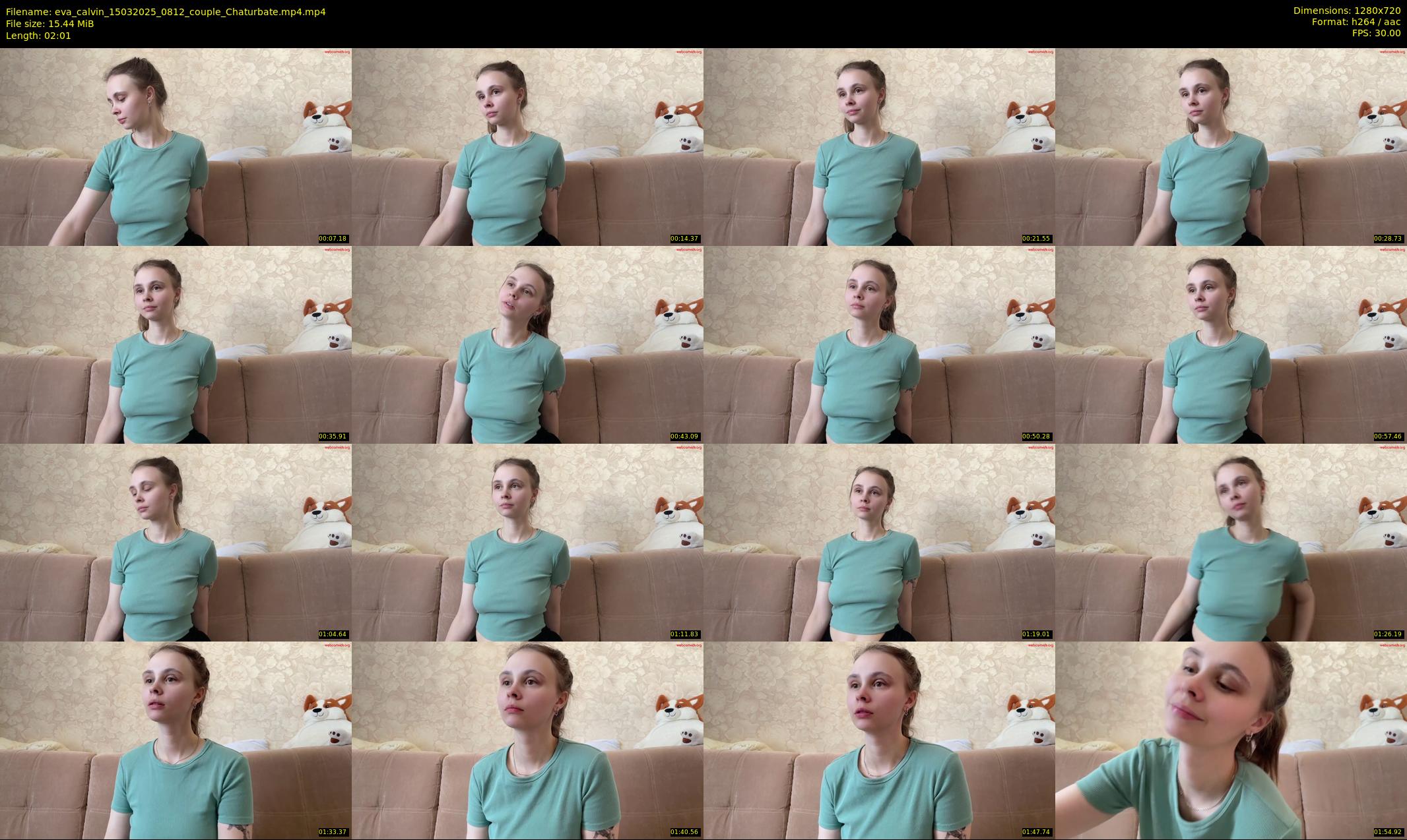 eva_calvin — 3 minute Chaturbate couple cam show recording, 720p, Mar 15, 2025