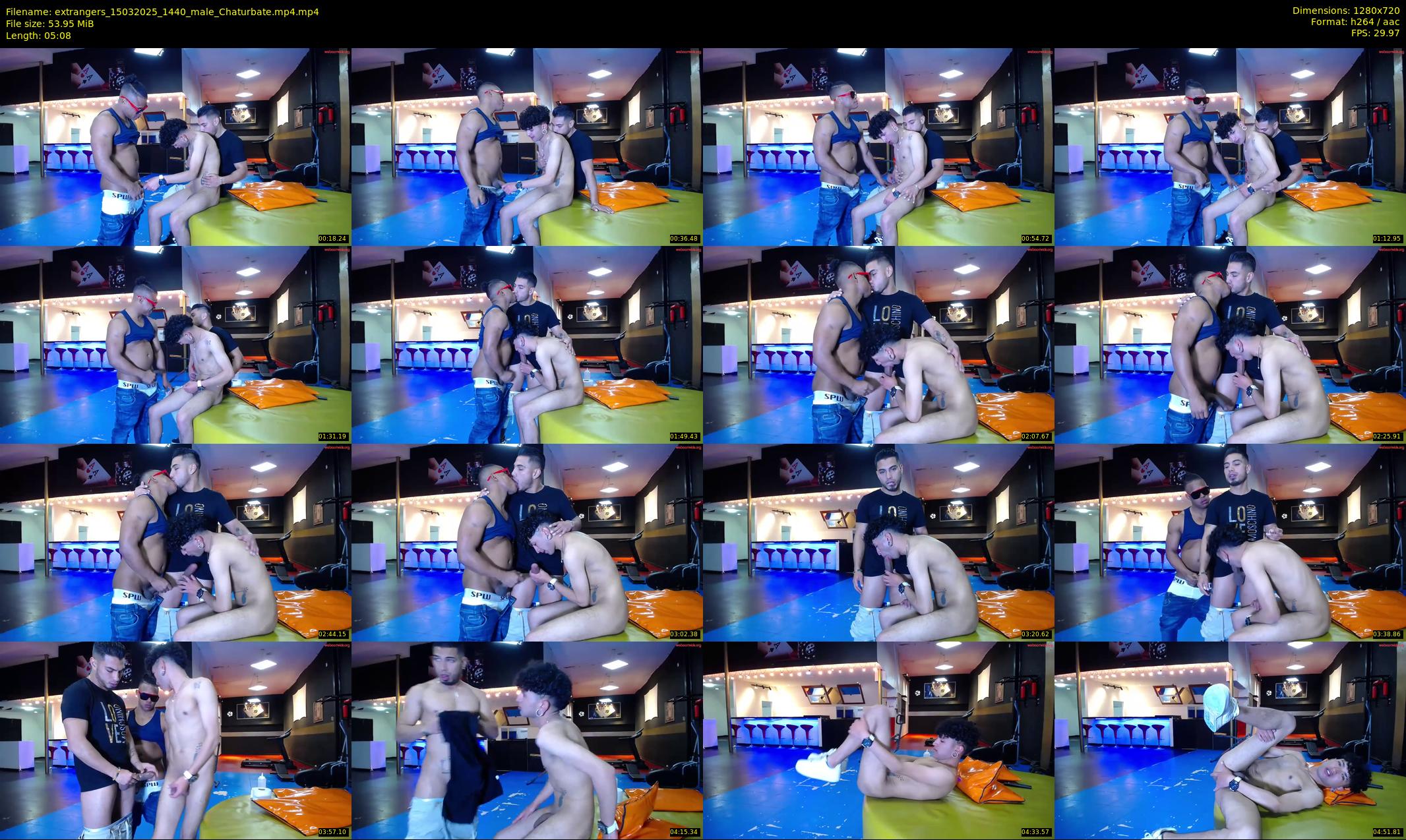 extrangers — 6 minute Chaturbate male cam show recording, 720p, Mar 15, 2025