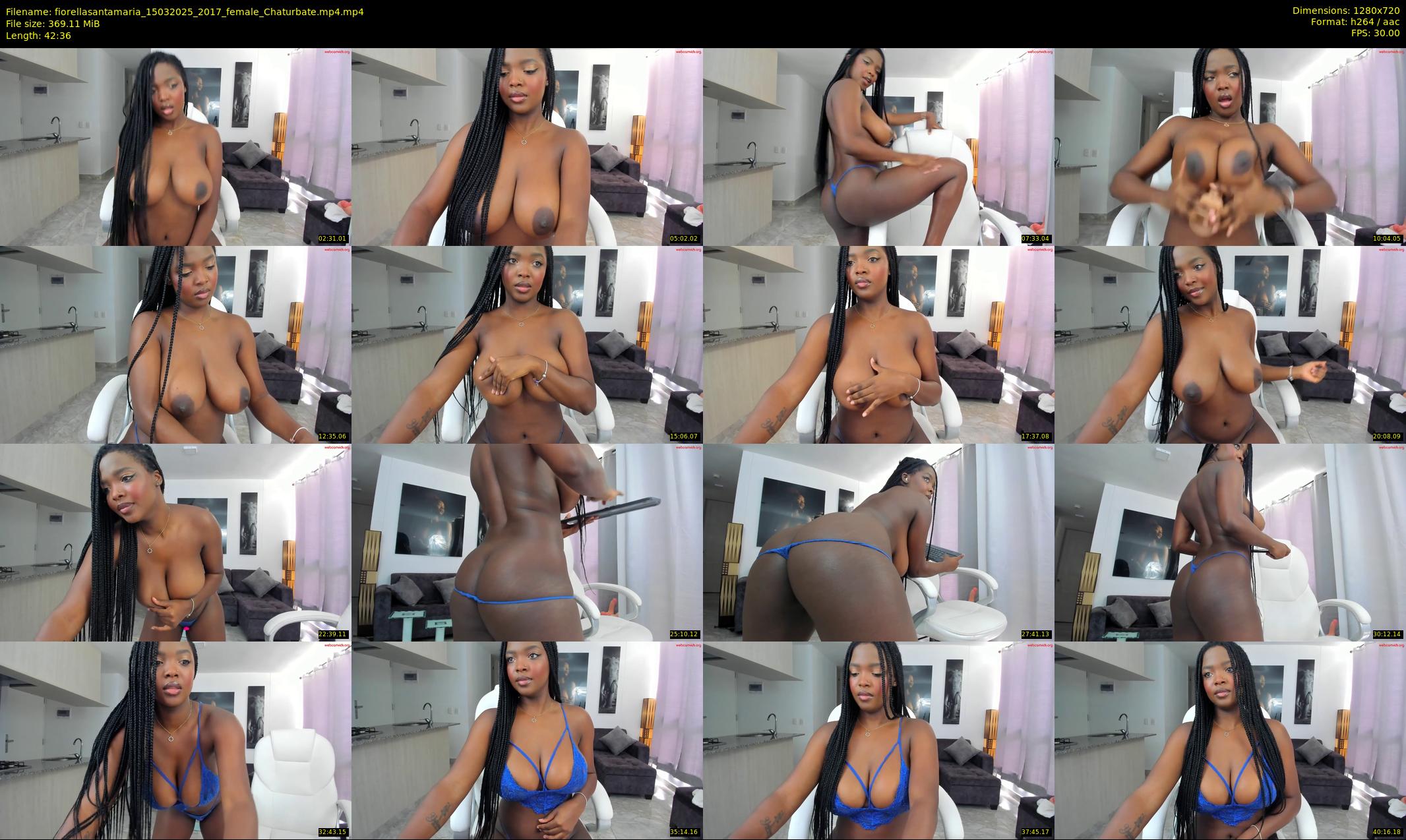 fiorellasantamaria — 43 minute Chaturbate female cam show recording, 720p, Mar 15, 2025