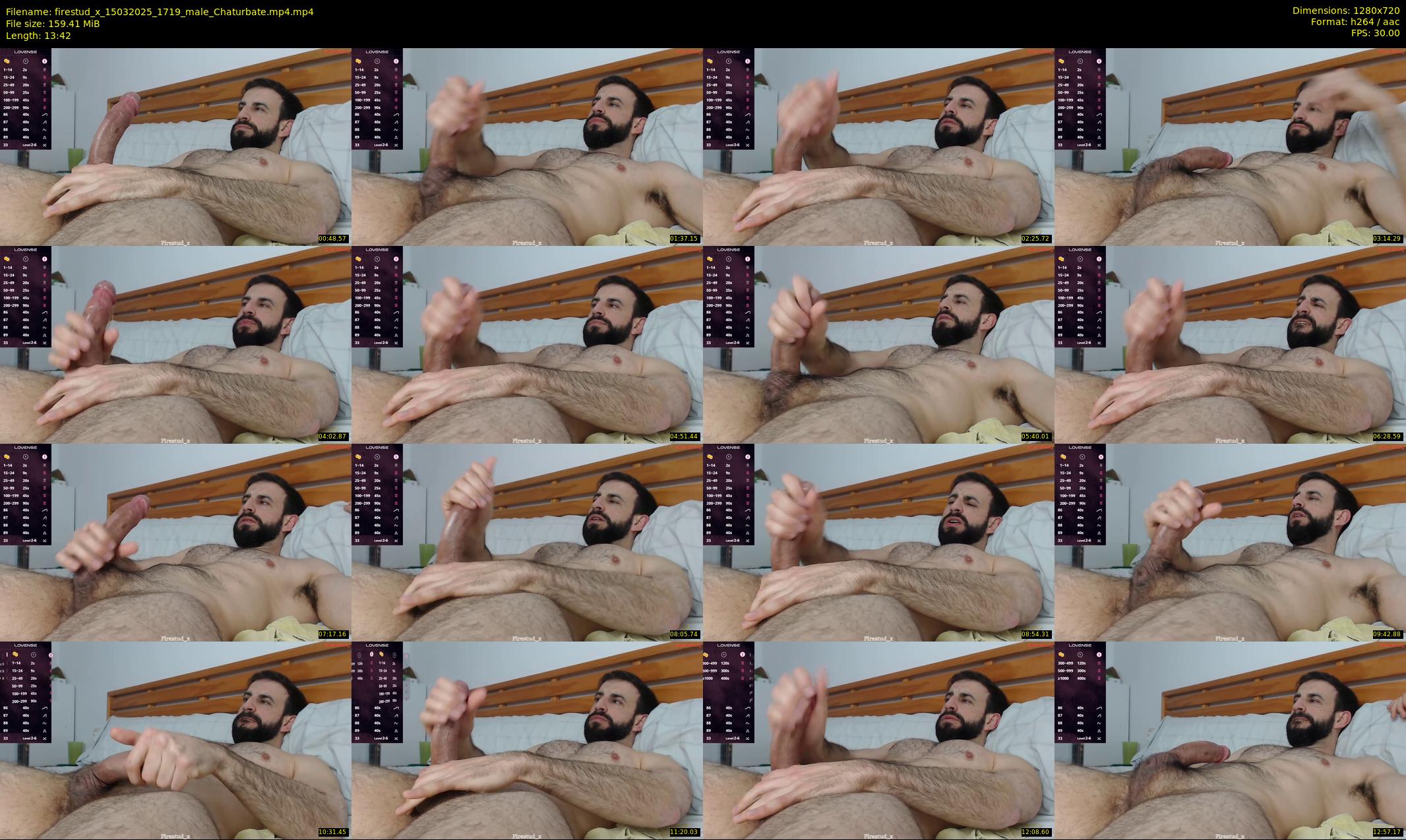 firestud_x — 14 minute Chaturbate male cam show recording, 720p, Mar 15, 2025
