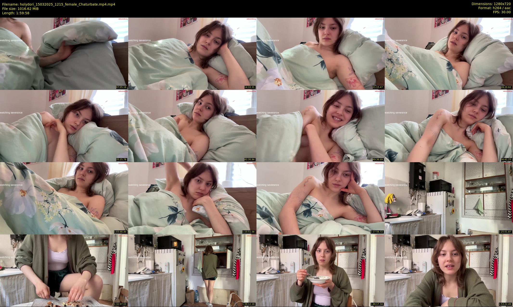 holydori — 120 minute Chaturbate female cam show recording, 720p, Mar 15, 2025