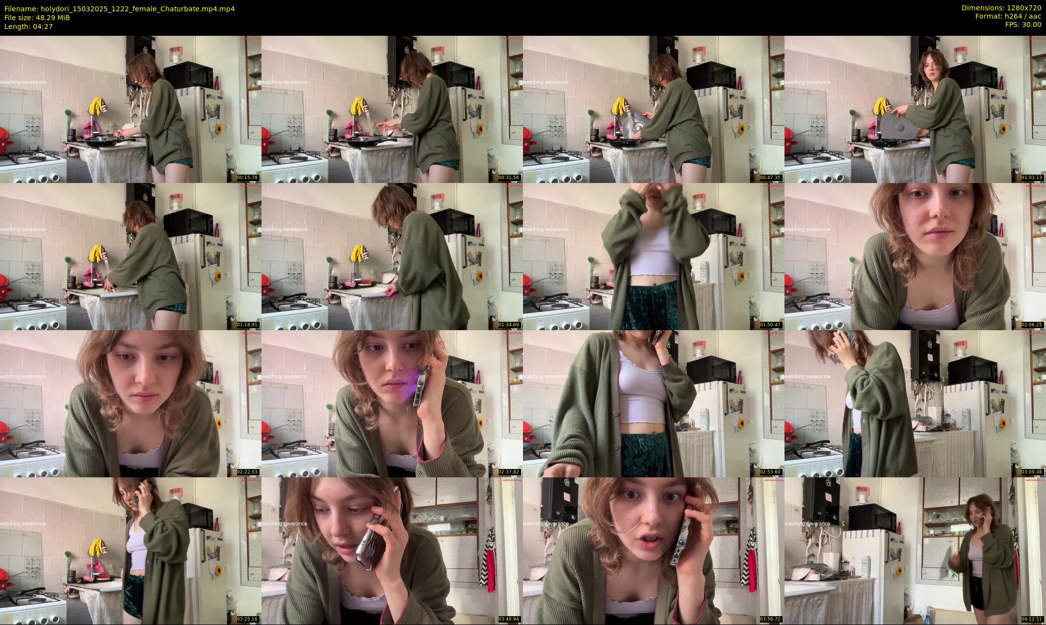 holydori — 5 minute Chaturbate female cam show recording, 720p, Mar 15, 2025