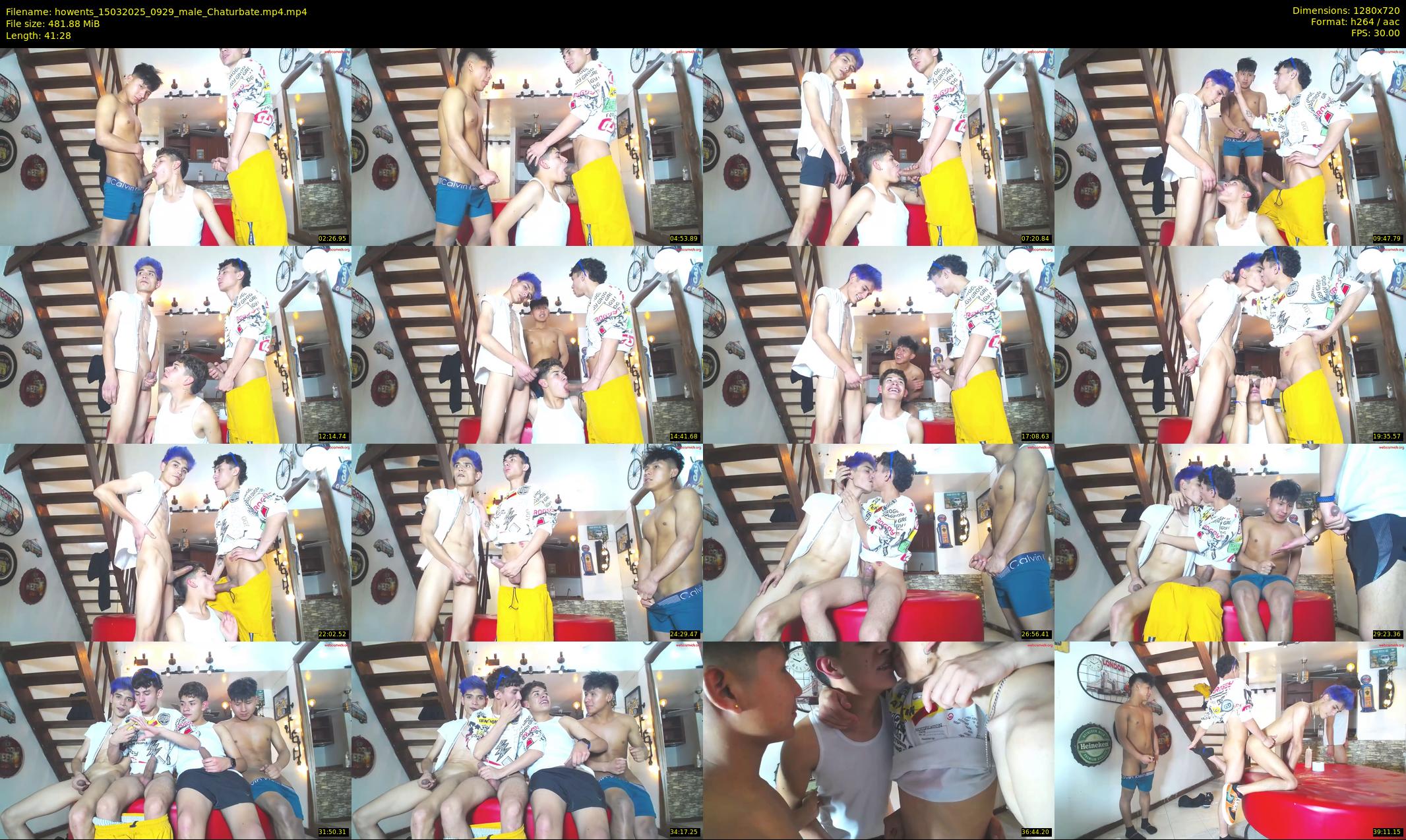 howents — 42 minute Chaturbate male cam show recording, 720p, Mar 15, 2025