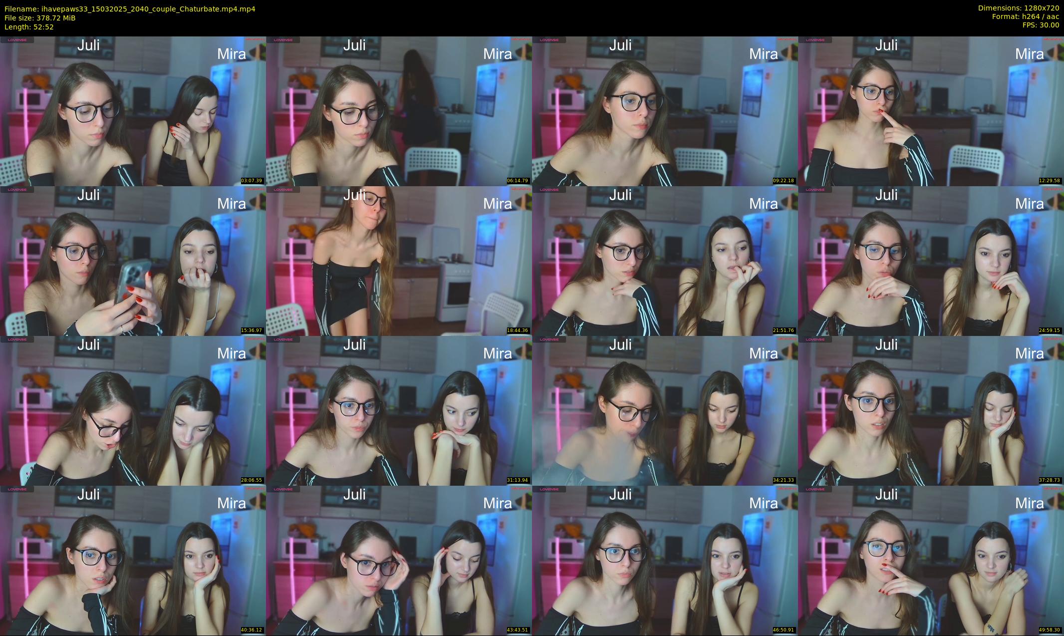 ihavepaws33 — 53 minute Chaturbate couple cam show recording, 720p, Mar 15, 2025