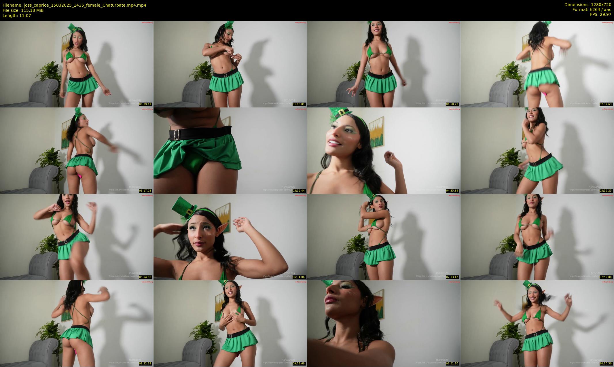 joss_caprice — 12 minute Chaturbate female cam show recording, 720p, Mar 15, 2025