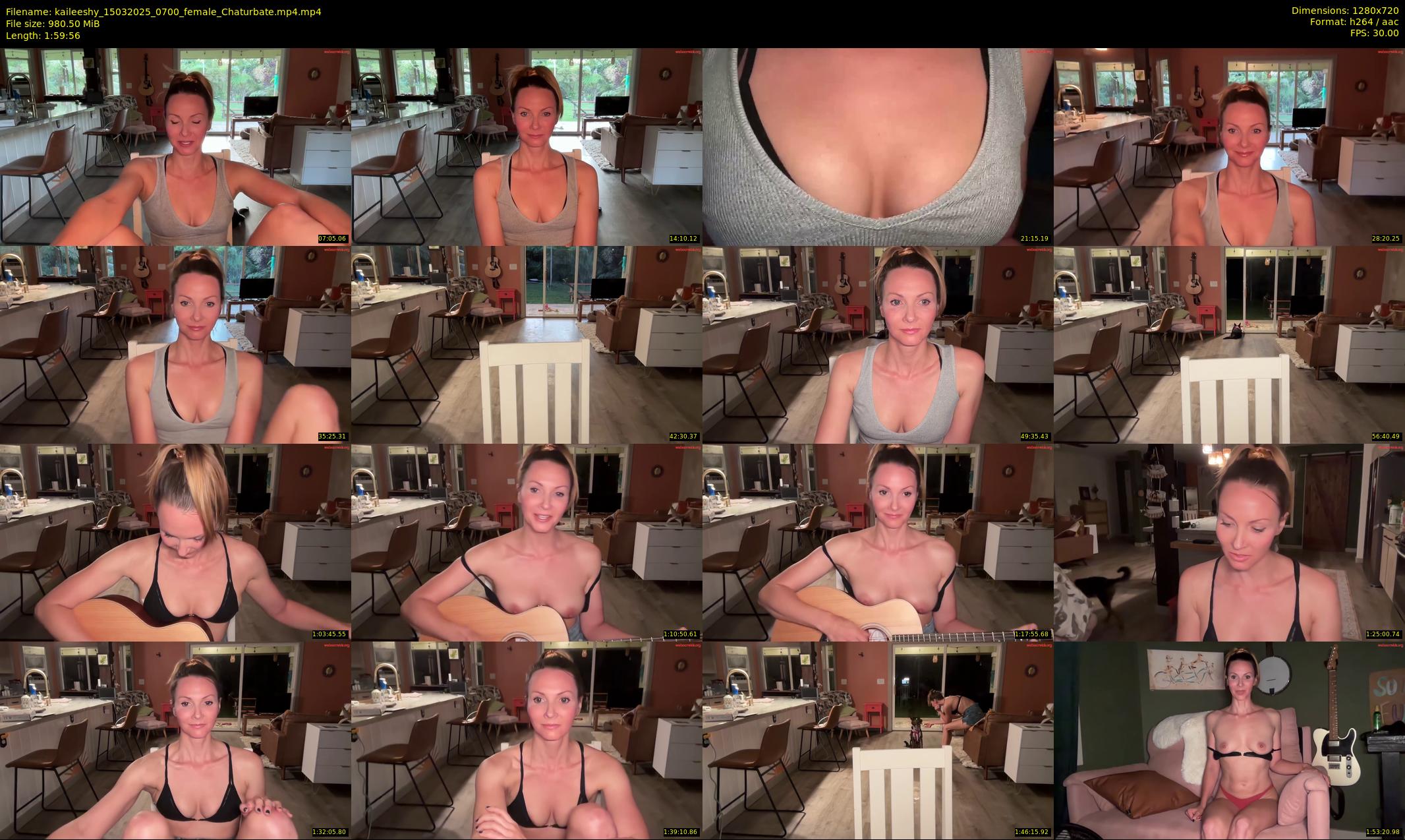 kaileeshy — 120 minute Chaturbate female cam show recording, 720p, Mar 15, 2025