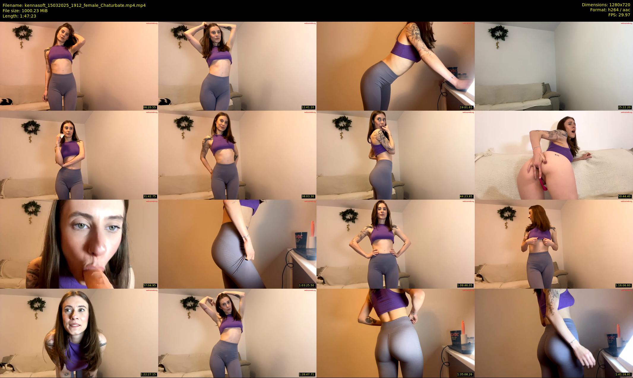 kennasoft — 108 minute Chaturbate female cam show recording, 720p, Mar 15, 2025