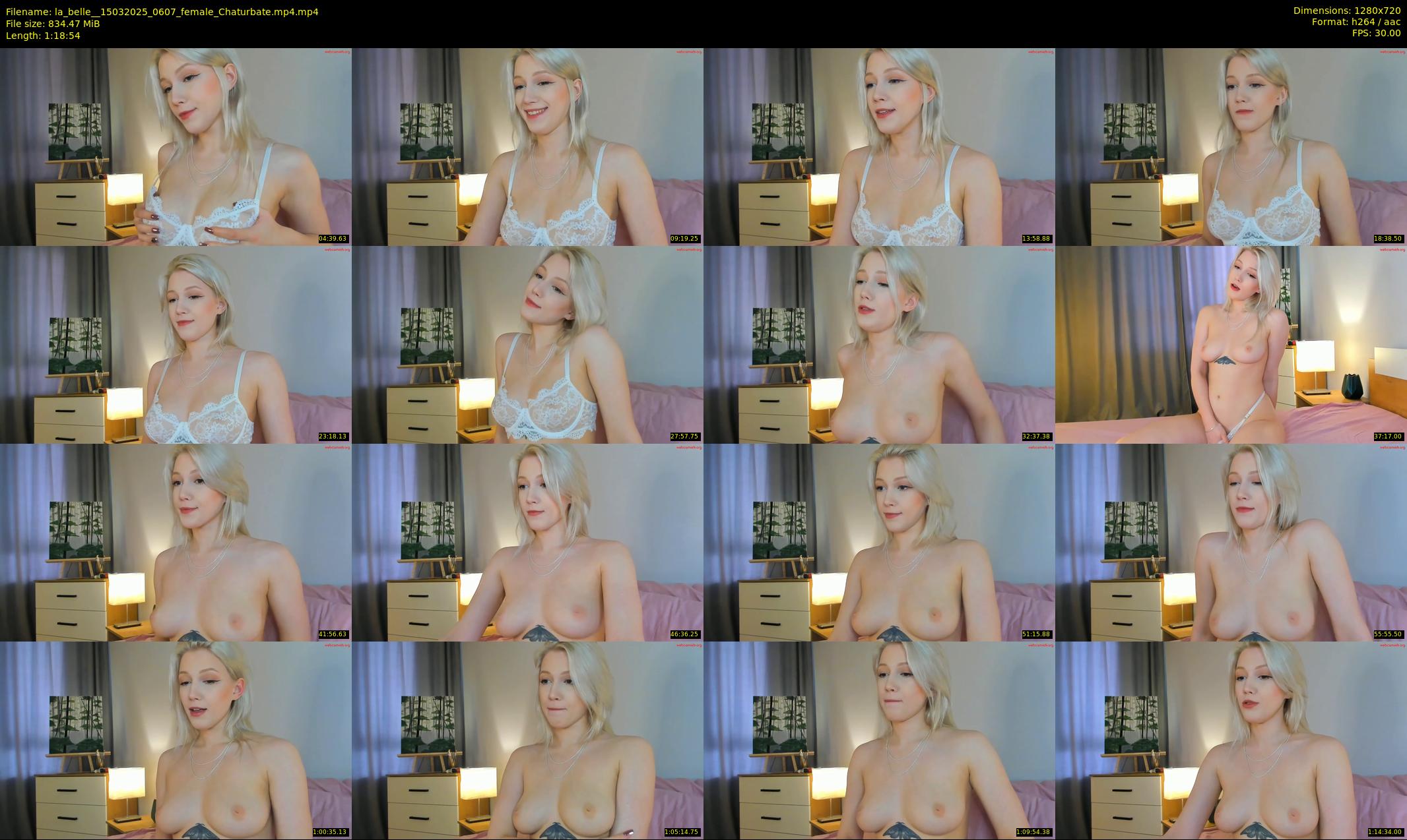 la_belle_ — 79 minute Chaturbate female cam show recording, 720p, Mar 15, 2025