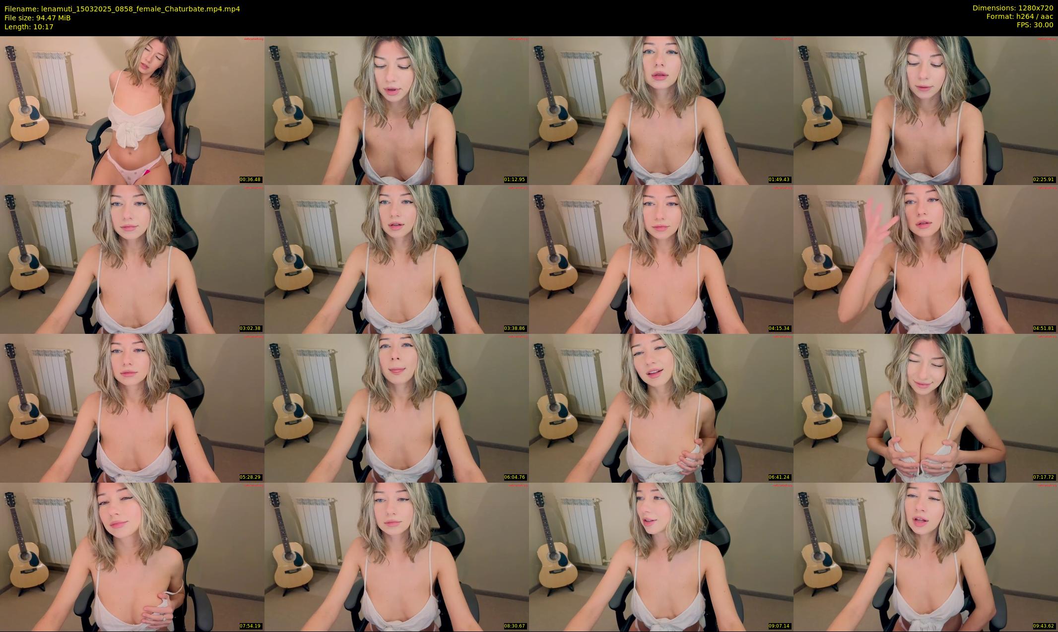 lenamuti — 11 minute Chaturbate female cam show recording, 720p, Mar 15, 2025