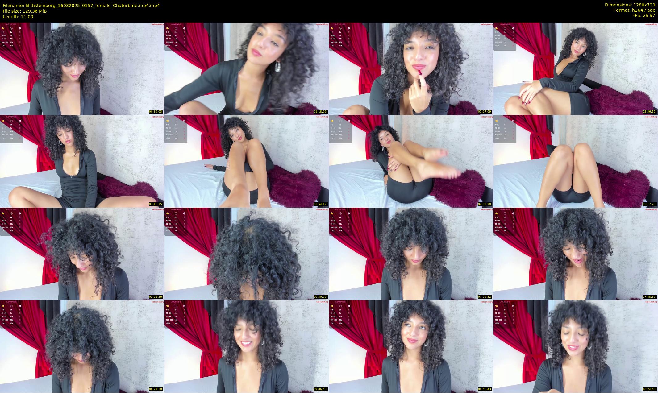 lilithsteinberg — 11 minute Chaturbate female cam show recording, 720p, Mar 16, 2025