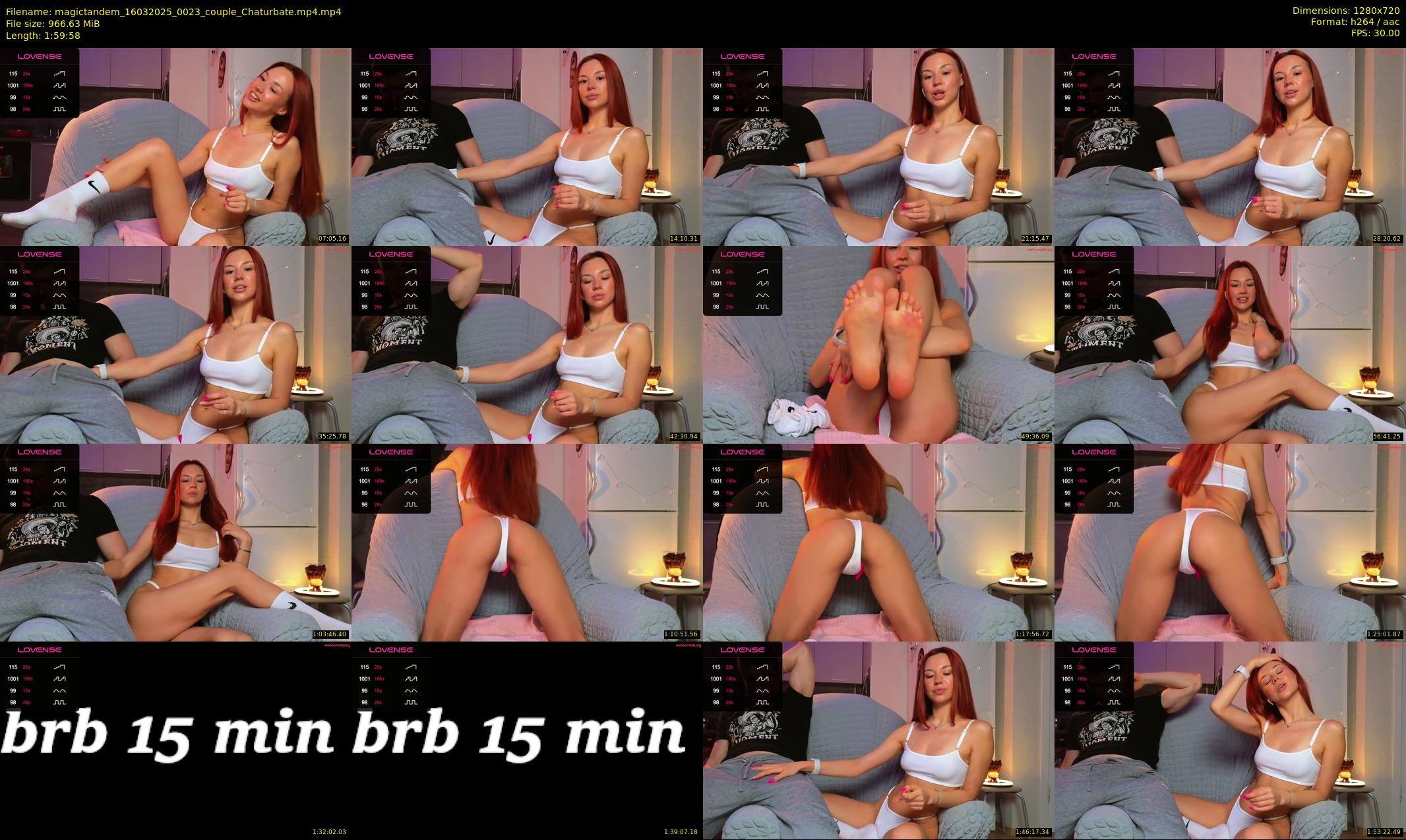 magictandem — 120 minute Chaturbate couple cam show recording, 720p, Mar 16, 2025