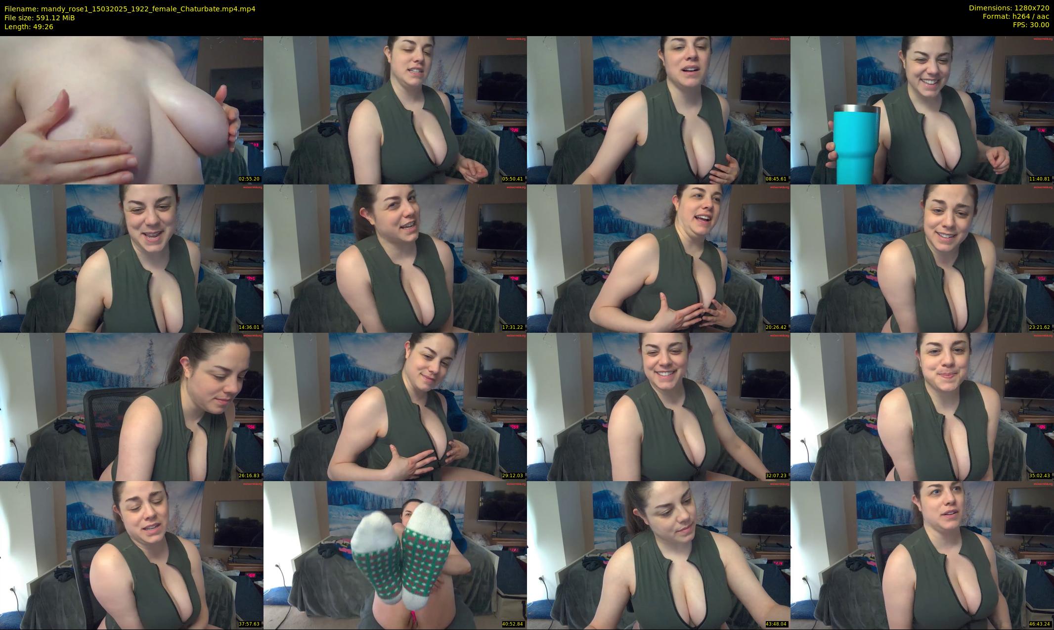 mandy_rose1 — 50 minute Chaturbate female cam show recording, 720p, Mar 15, 2025
