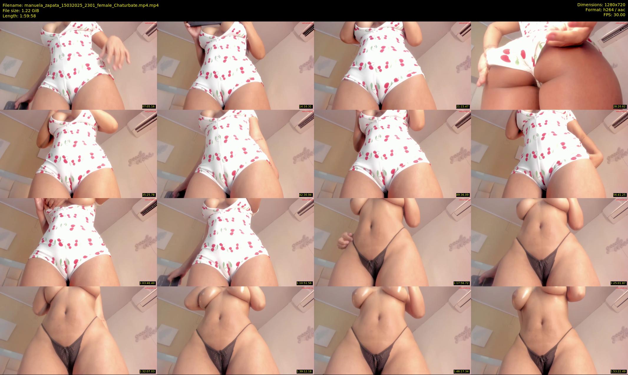 manuela_zapata — 120 minute Chaturbate female cam show recording, 720p, Mar 15, 2025