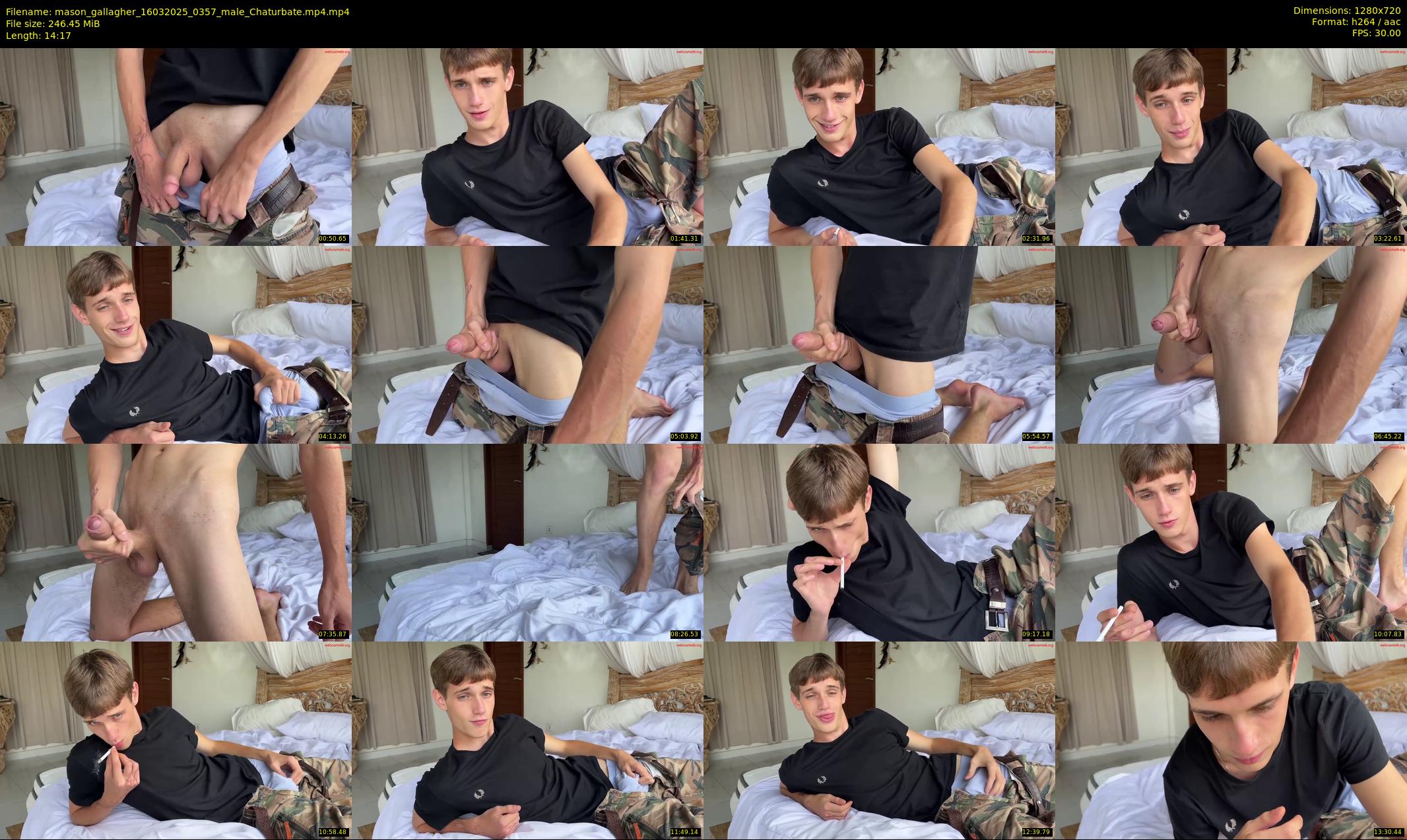 mason_gallagher — 15 minute Chaturbate male cam show recording, 720p, Mar 16, 2025