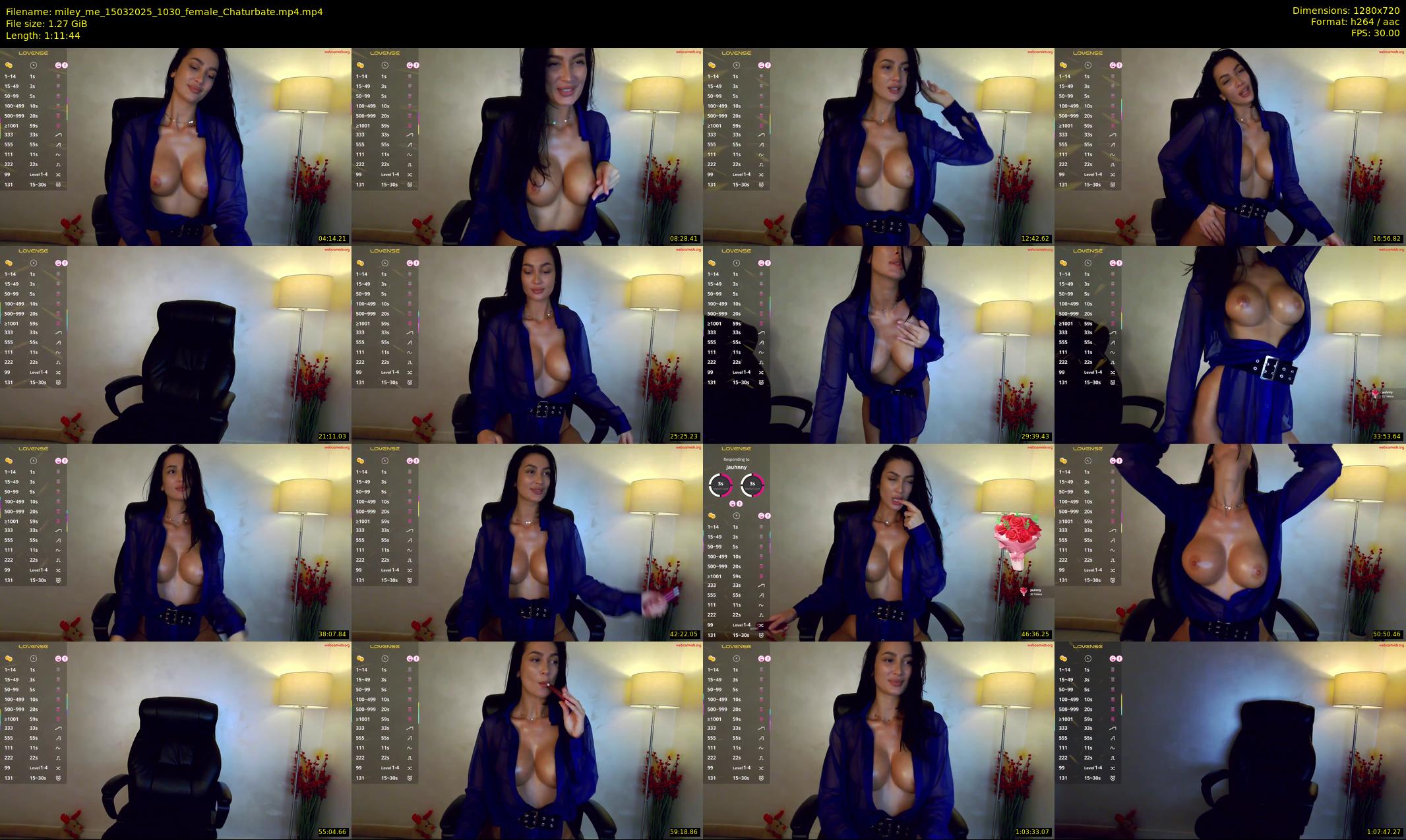 miley_me — 72 minute Chaturbate female cam show recording, 720p, Mar 15, 2025