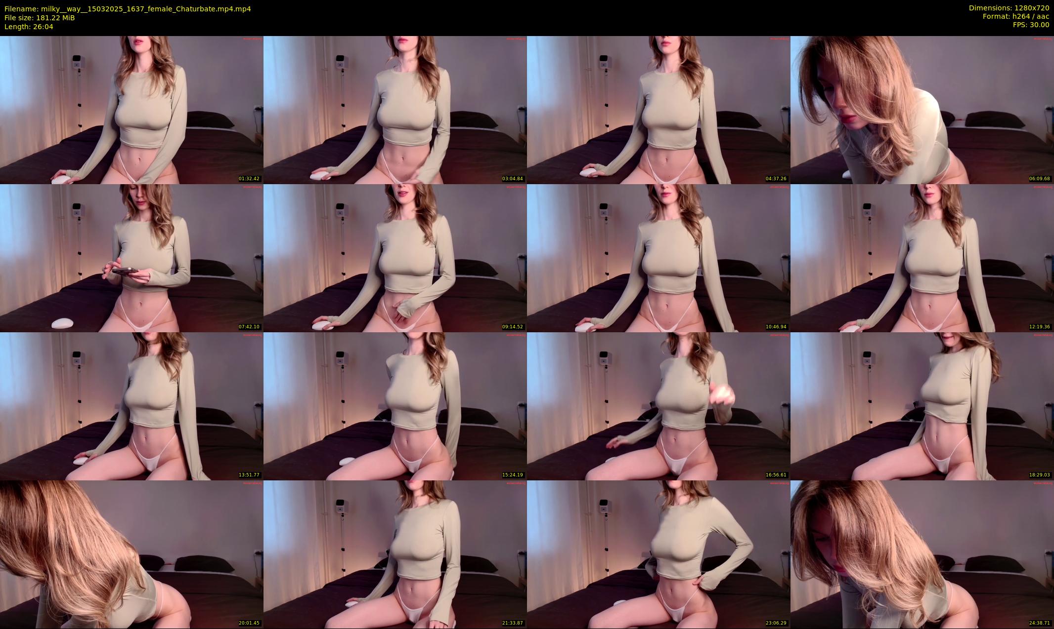milky__way_ — 27 minute Chaturbate female cam show recording, 720p, Mar 15, 2025