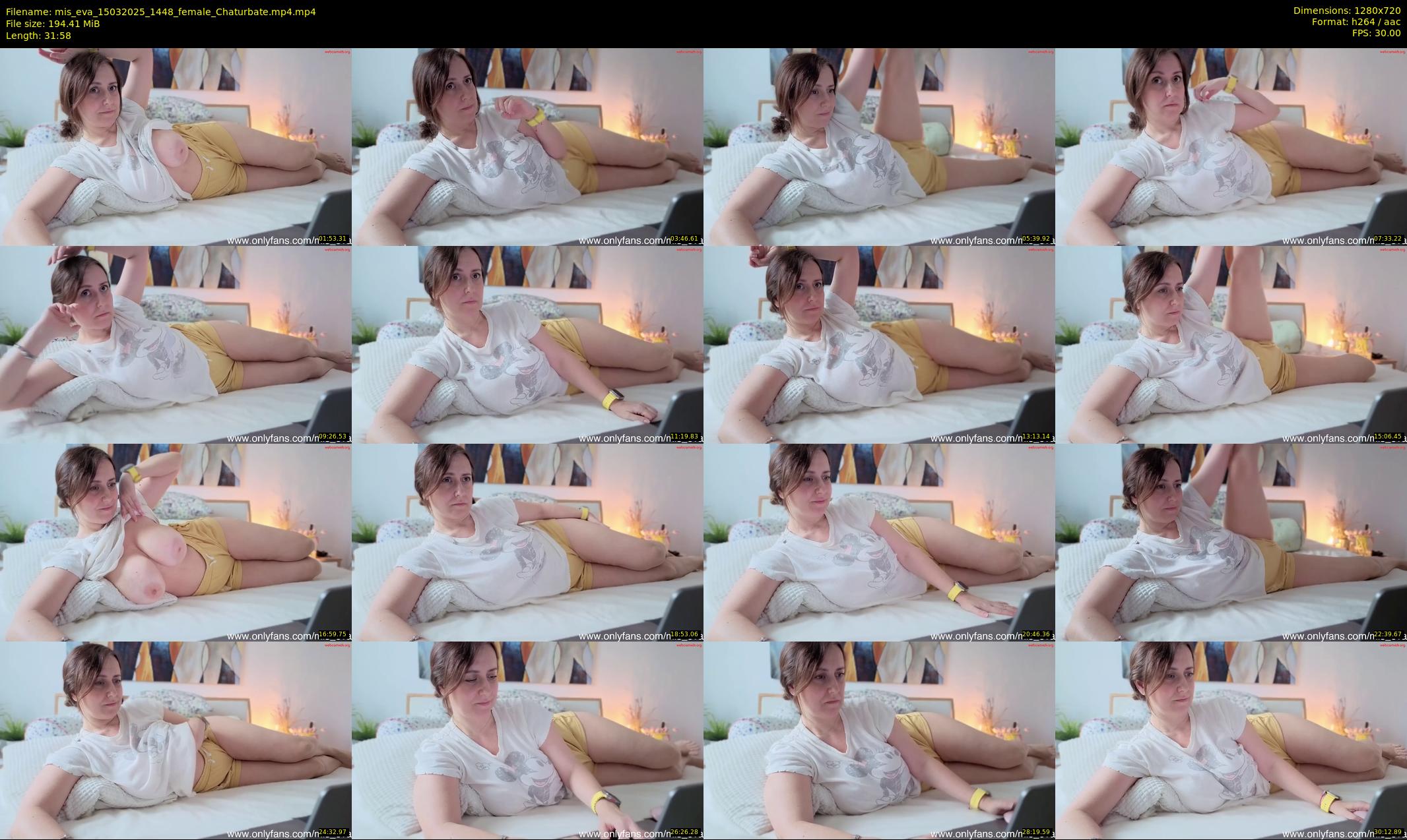 mis_eva — 32 minute Chaturbate female cam show recording, 720p, Mar 15, 2025
