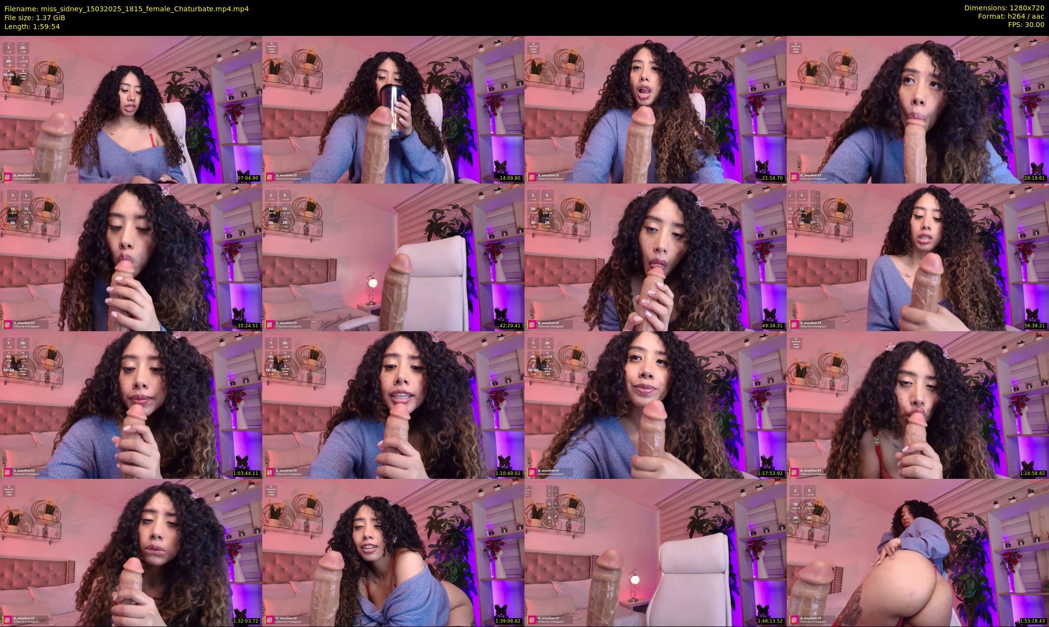 miss_sidney — 120 minute Chaturbate female cam show recording, 720p, Mar 15, 2025