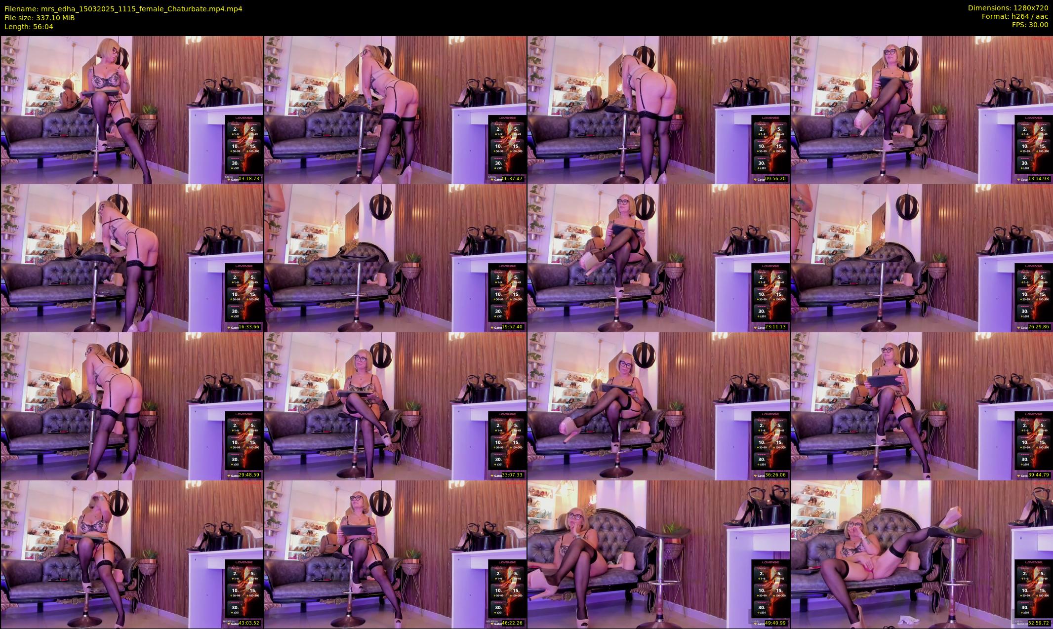 mrs_edha — 57 minute Chaturbate female cam show recording, 720p, Mar 15, 2025