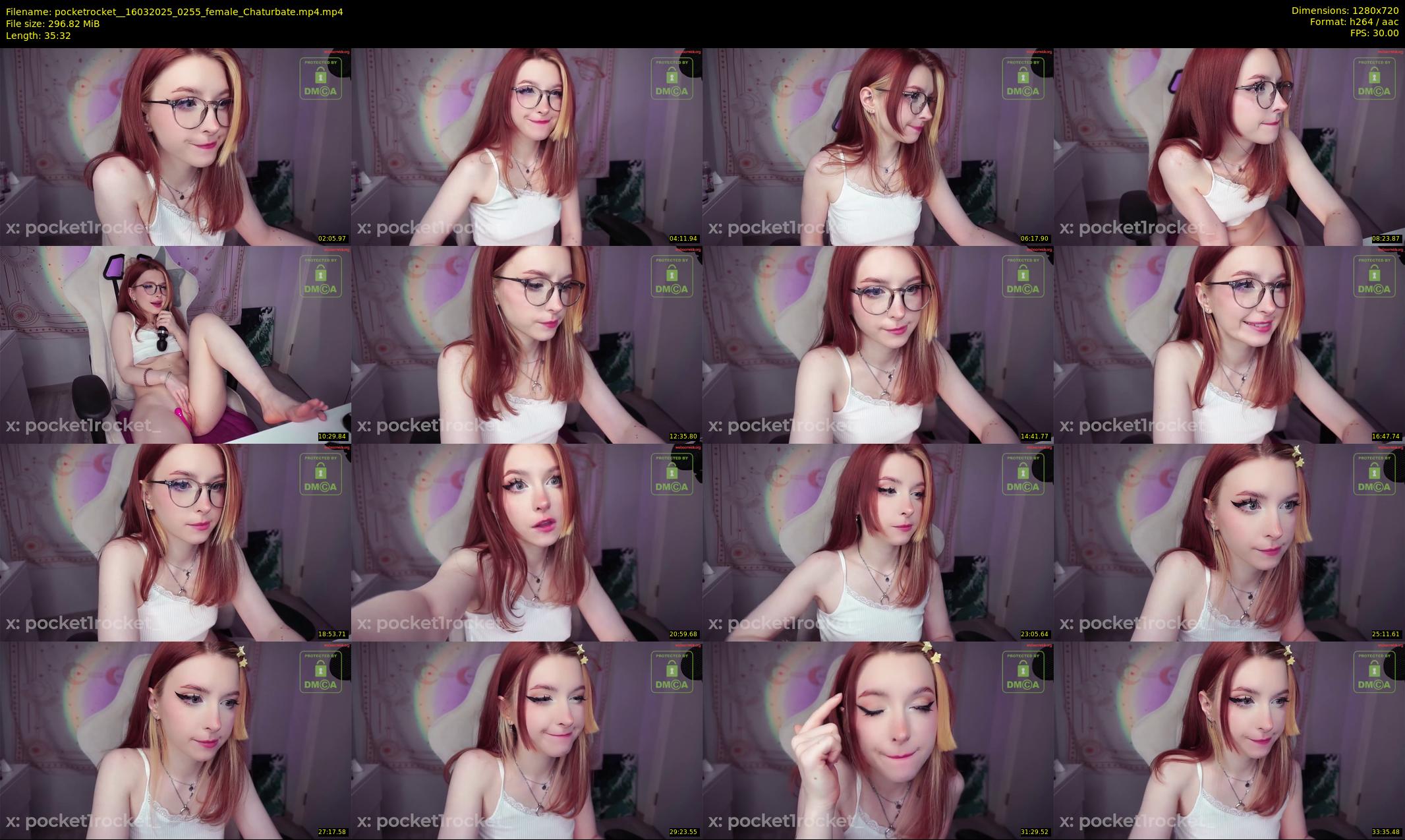 pocketrocket_ — 36 minute Chaturbate female cam show recording, 720p, Mar 16, 2025