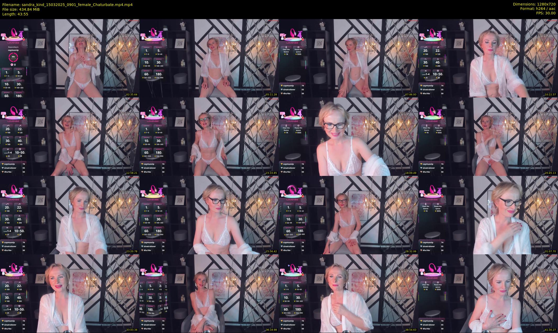 sandra_kind — 44 minute Chaturbate female cam show recording, 720p, Mar 15, 2025