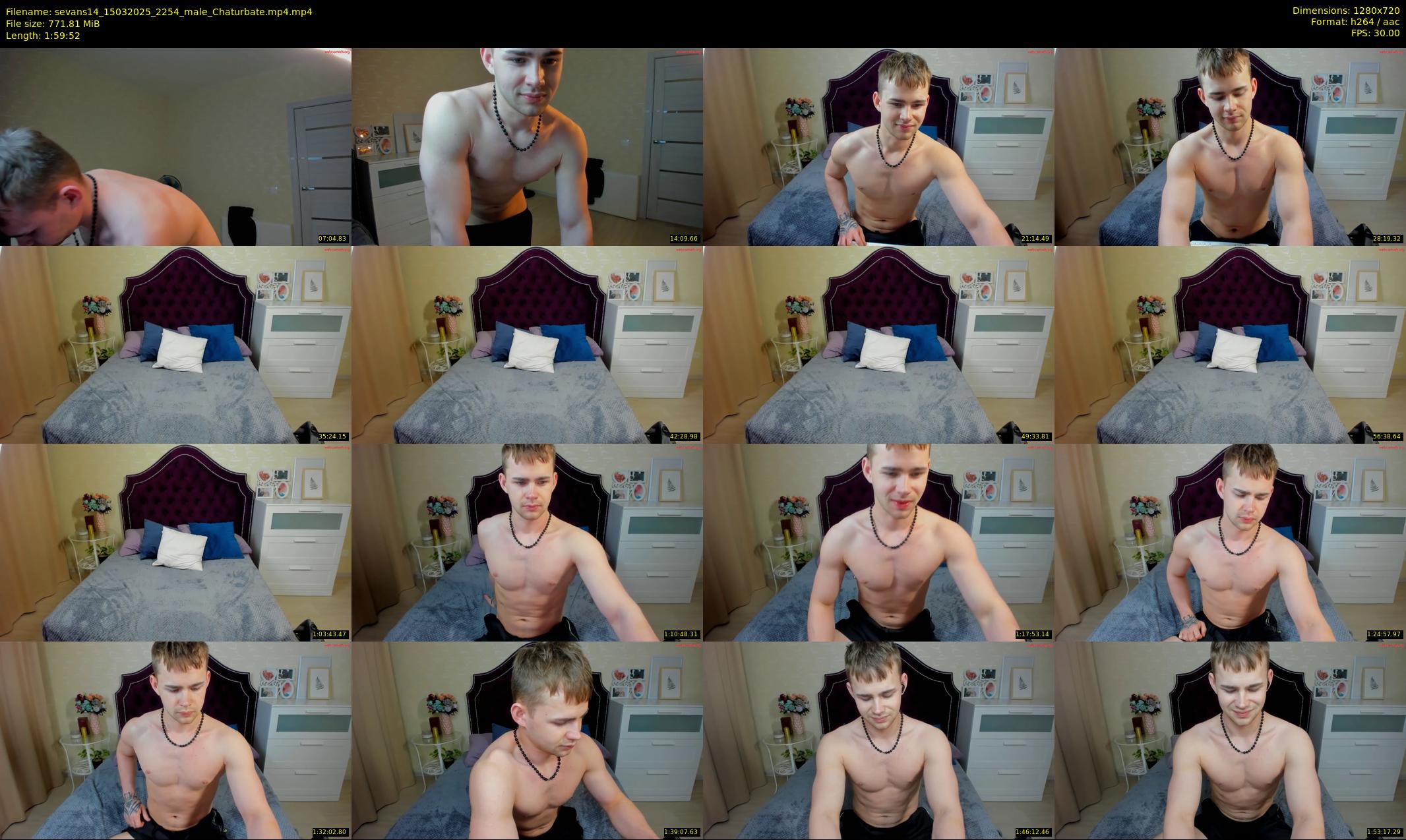 sevans14 — 120 minute Chaturbate male cam show recording, 720p, Mar 15, 2025