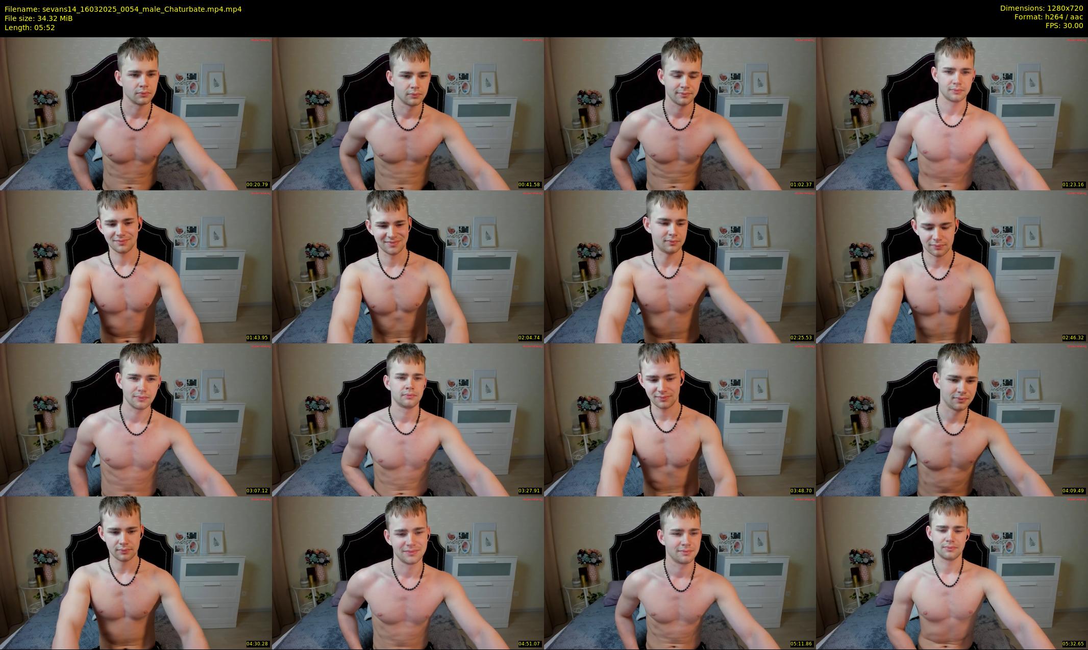 sevans14 — 6 minute Chaturbate male cam show recording, 720p, Mar 16, 2025