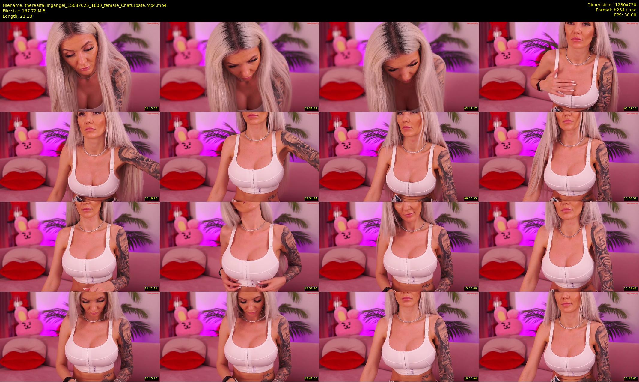 therealfallingangel — 22 minute Chaturbate female cam show recording, 720p, Mar 15, 2025