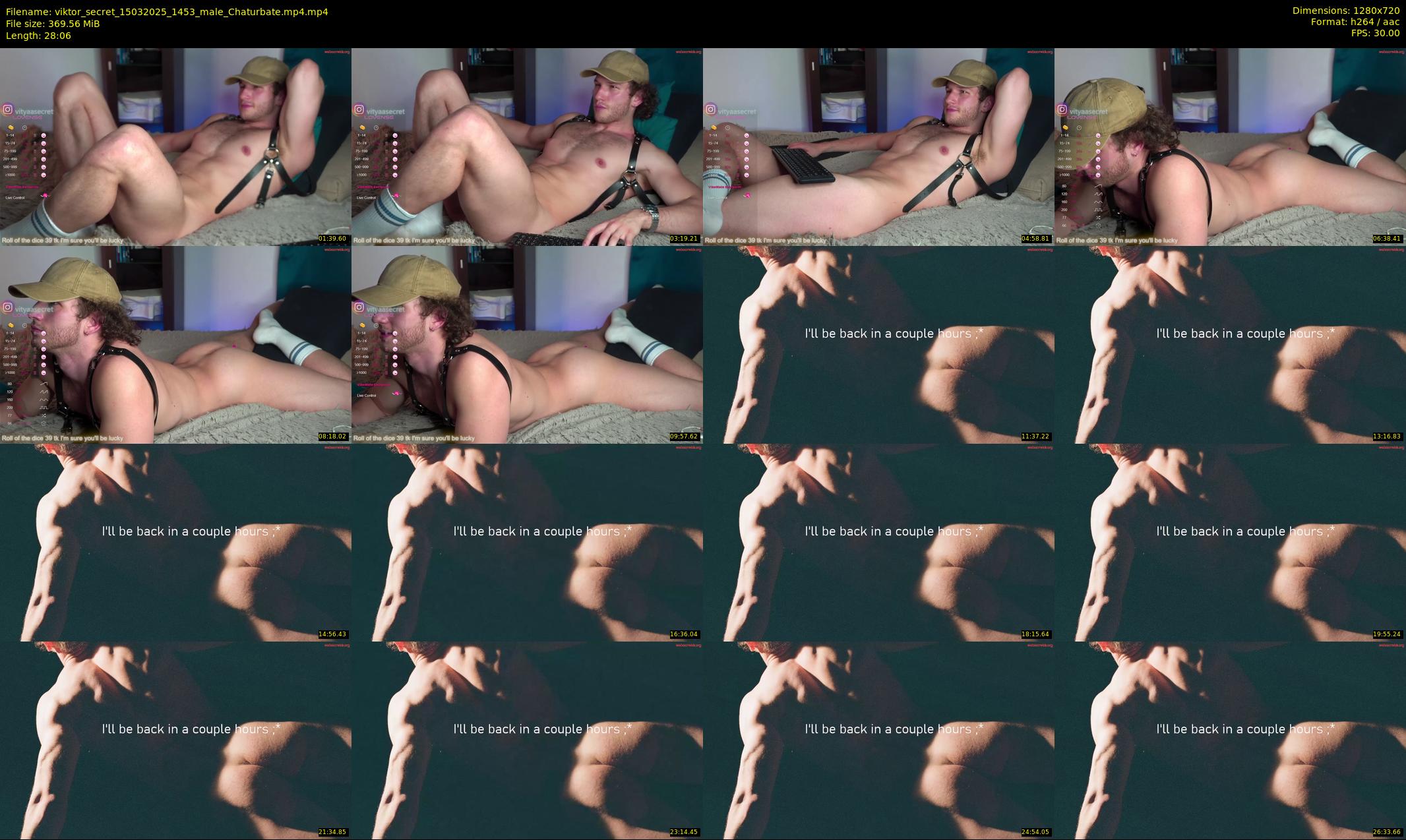 viktor_secret — 29 minute Chaturbate male cam show recording, 720p, Mar 15, 2025