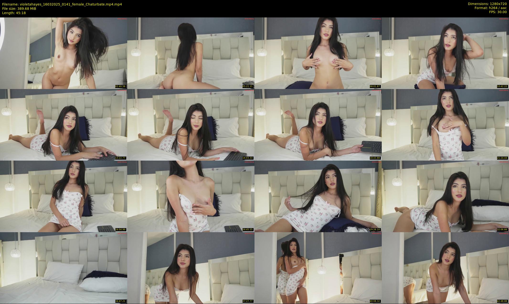 violetahayes — 46 minute Chaturbate female cam show recording, 720p, Mar 16, 2025