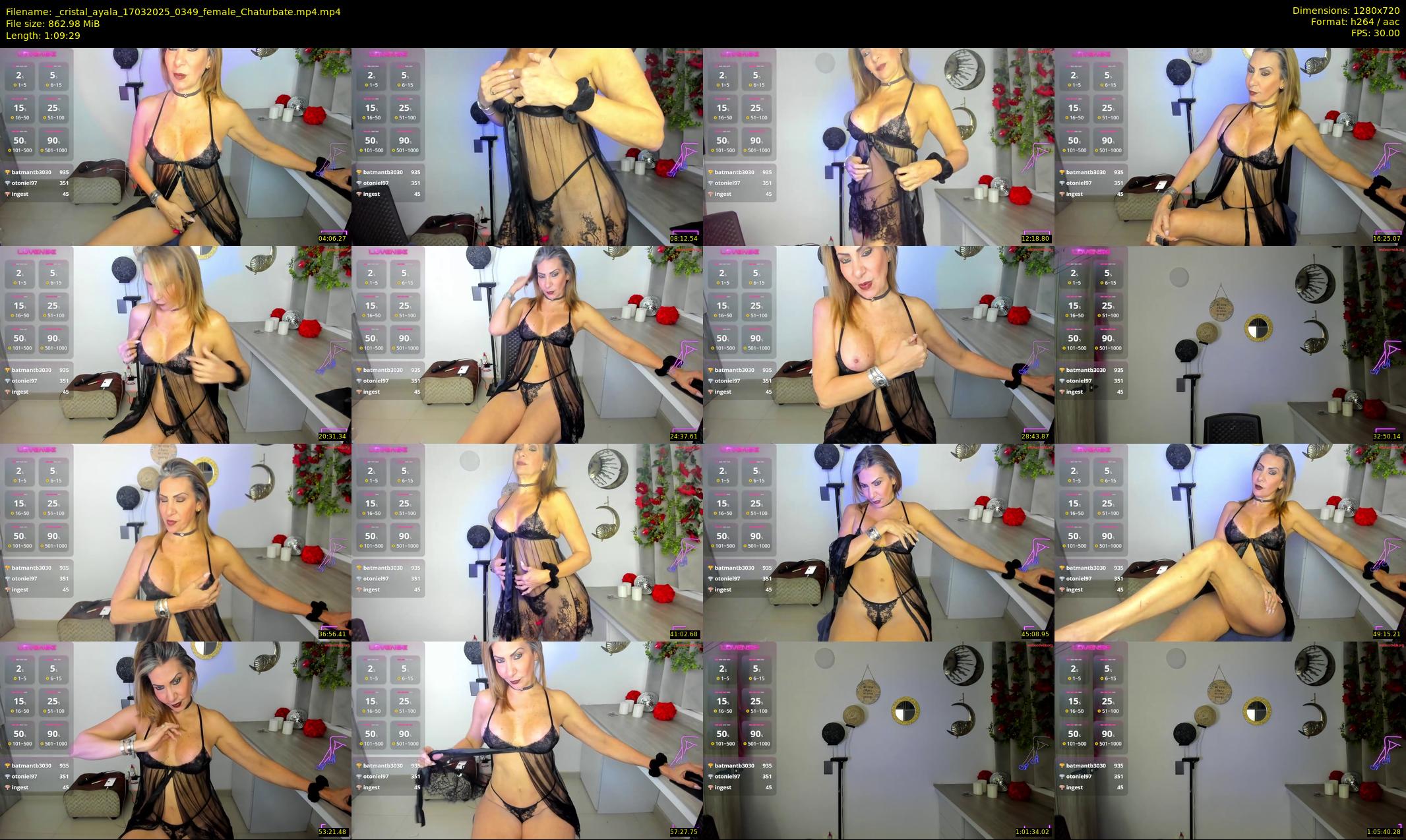 _cristal_ayala — 70 minute Chaturbate female cam show recording, 720p, Mar 17, 2025