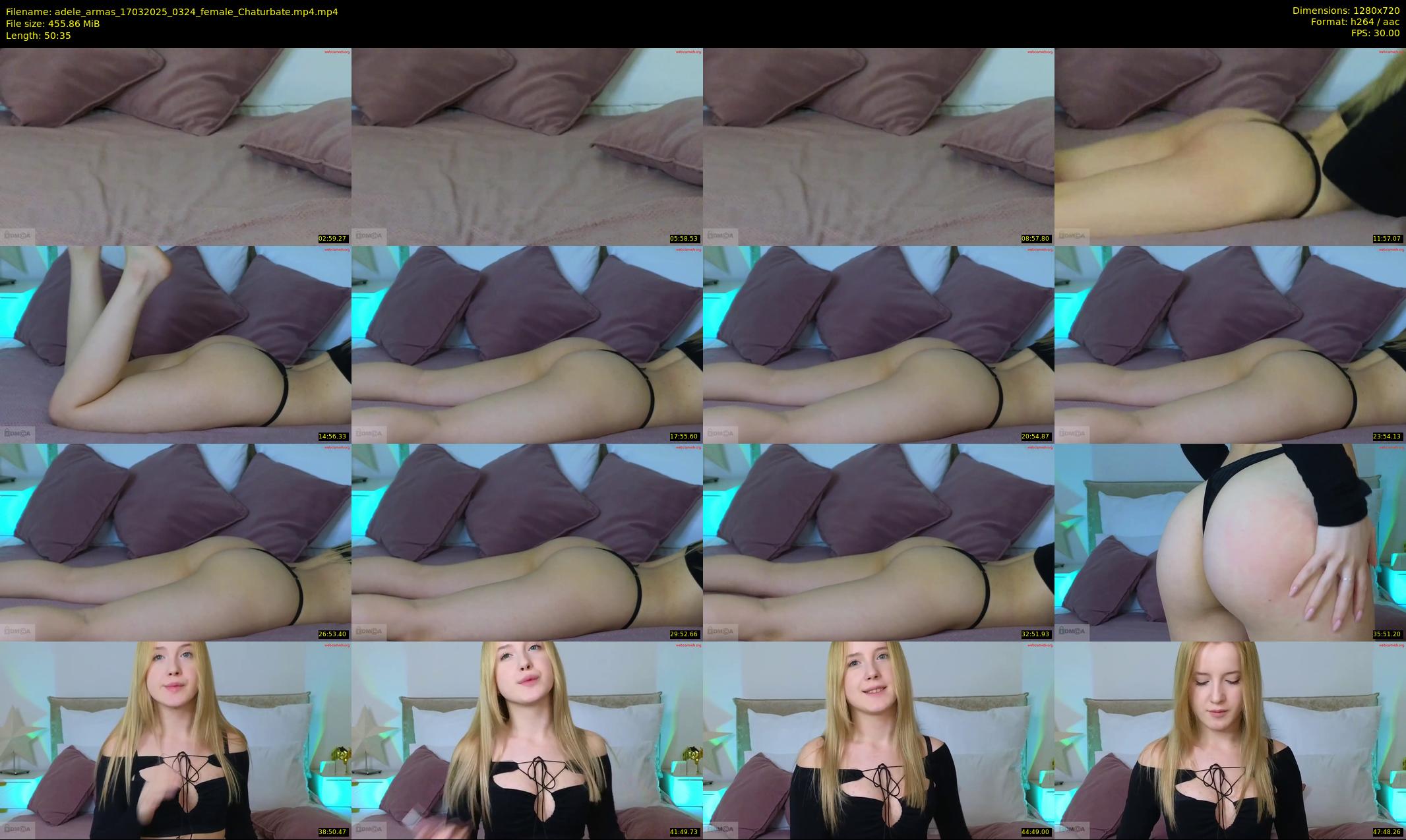 adele_armas — 51 minute Chaturbate female cam show recording, 720p, Mar 17, 2025