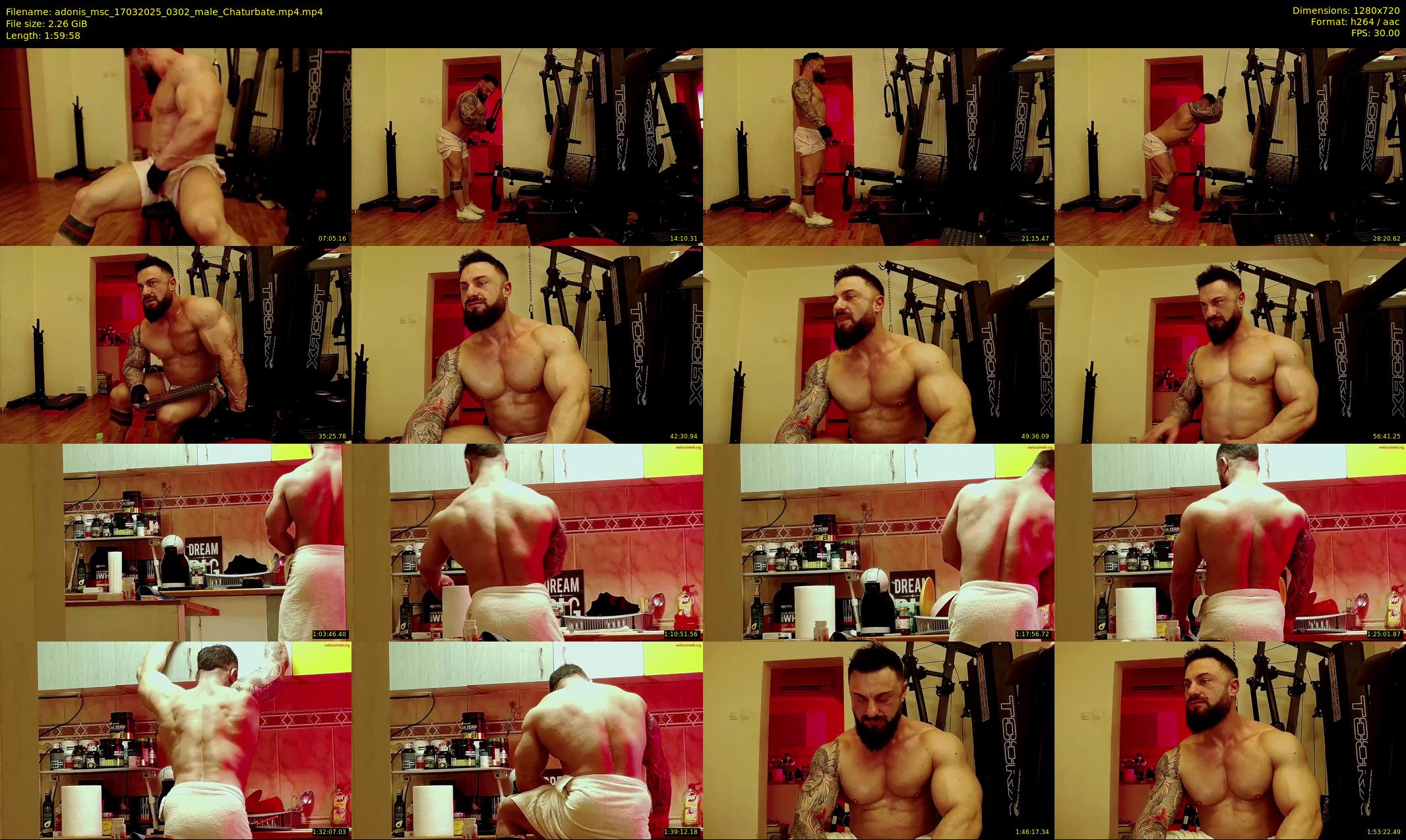 adonis_msc — 120 minute Chaturbate male cam show recording, 720p, Mar 17, 2025