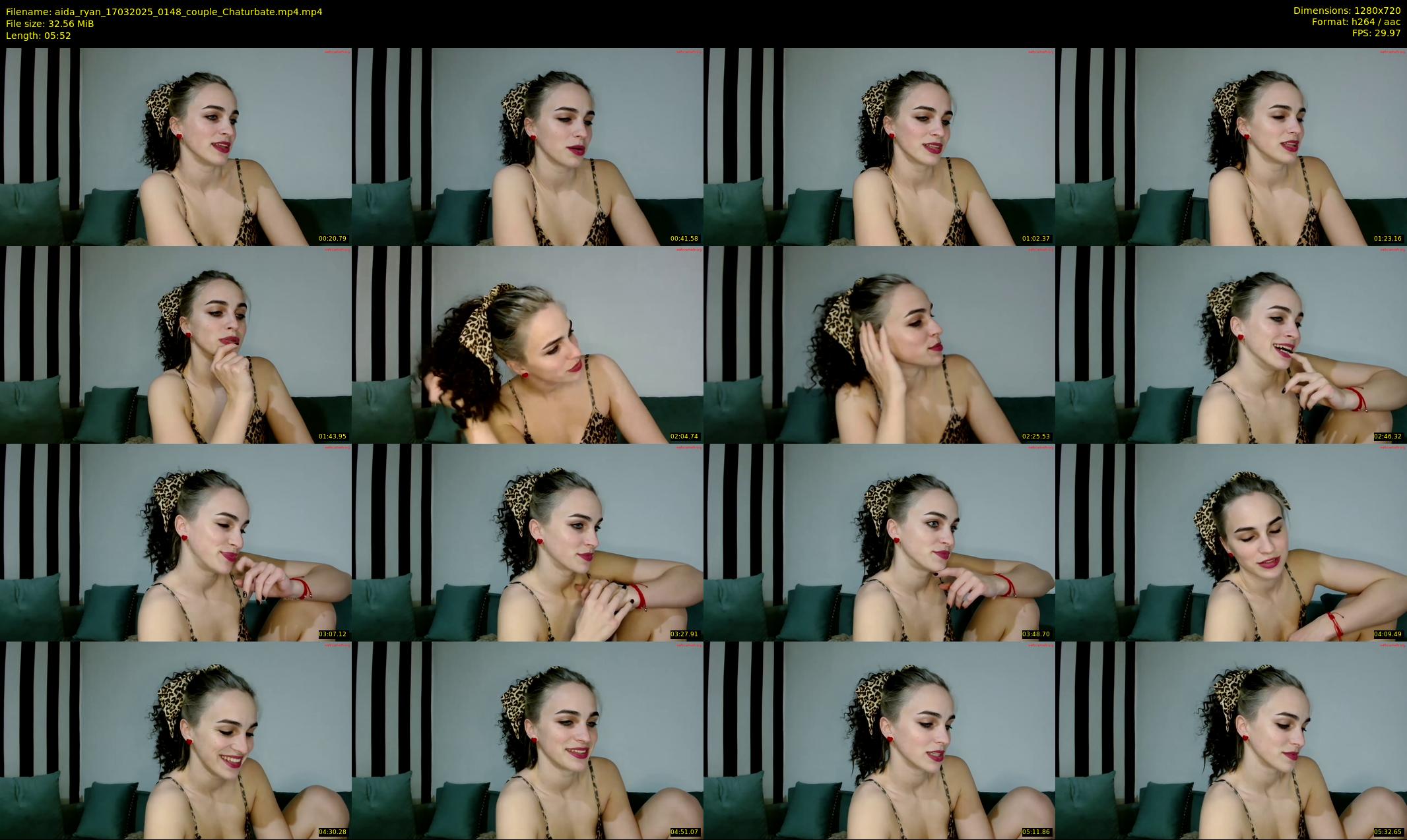 aida_ryan — 6 minute Chaturbate couple cam show recording, 720p, Mar 17, 2025