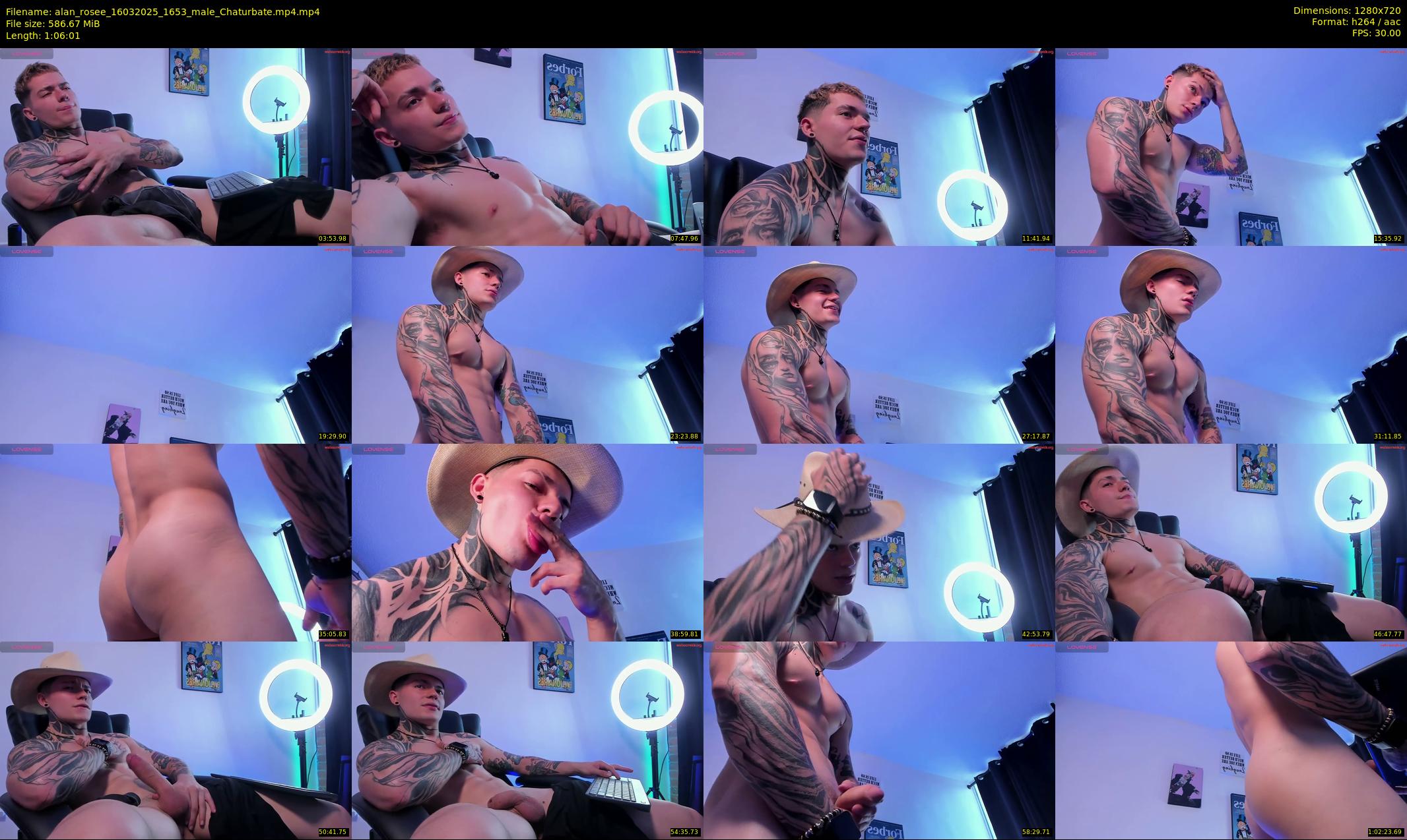 alan_rosee — 67 minute Chaturbate male cam show recording, 720p, Mar 16, 2025