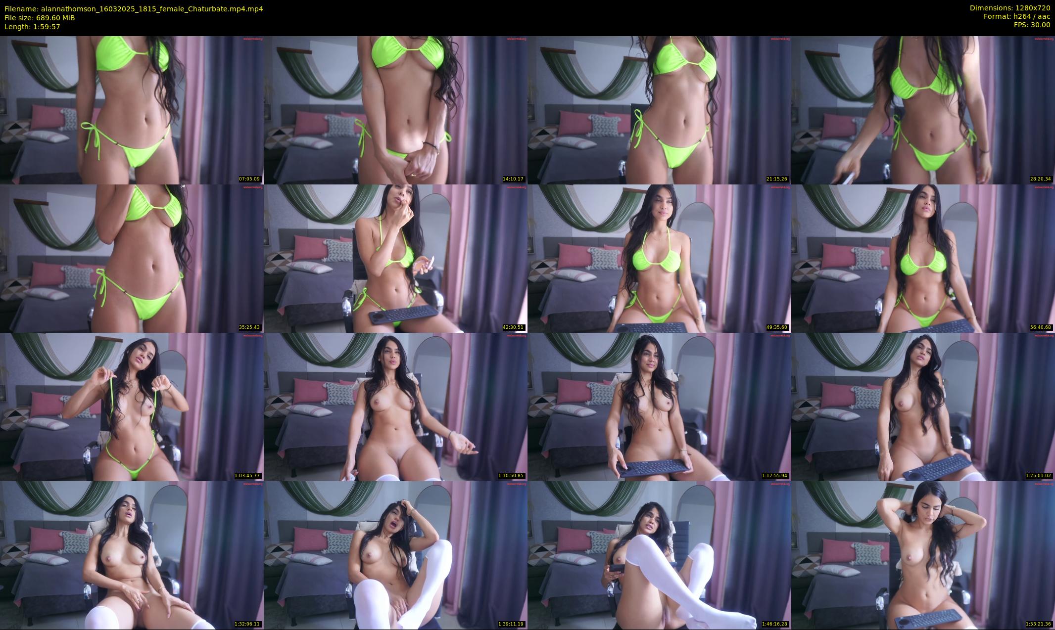alannathomson — 120 minute Chaturbate female cam show recording, 720p, Mar 16, 2025