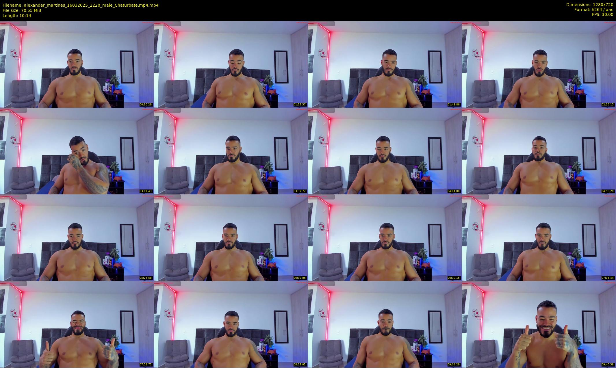 alexander_martines — 11 minute Chaturbate male cam show recording, 720p, Mar 16, 2025