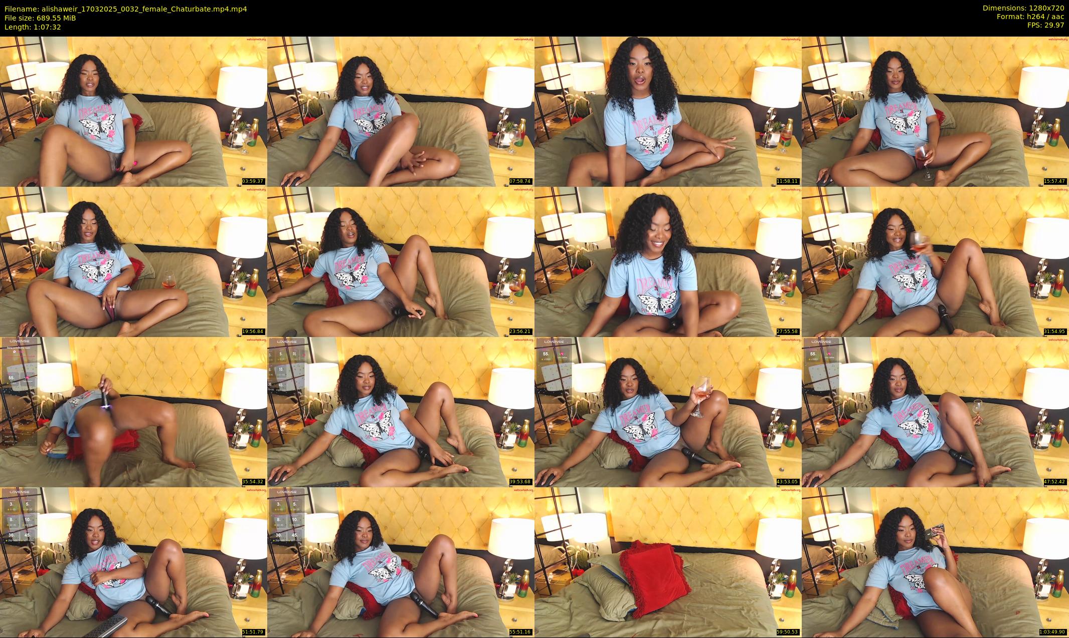 alishaweir — 68 minute Chaturbate female cam show recording, 720p, Mar 17, 2025