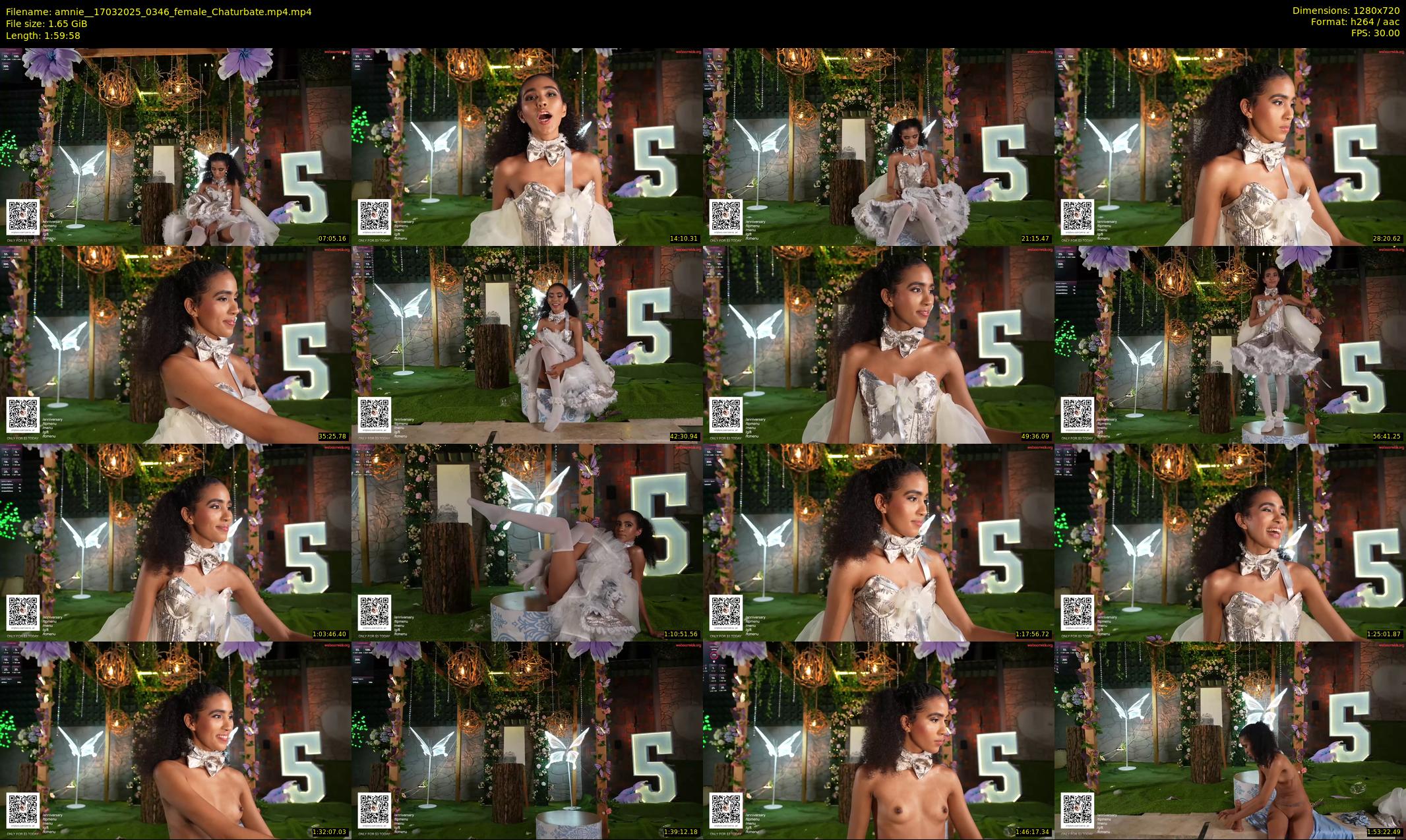 amnie_ — 120 minute Chaturbate female cam show recording, 720p, Mar 17, 2025