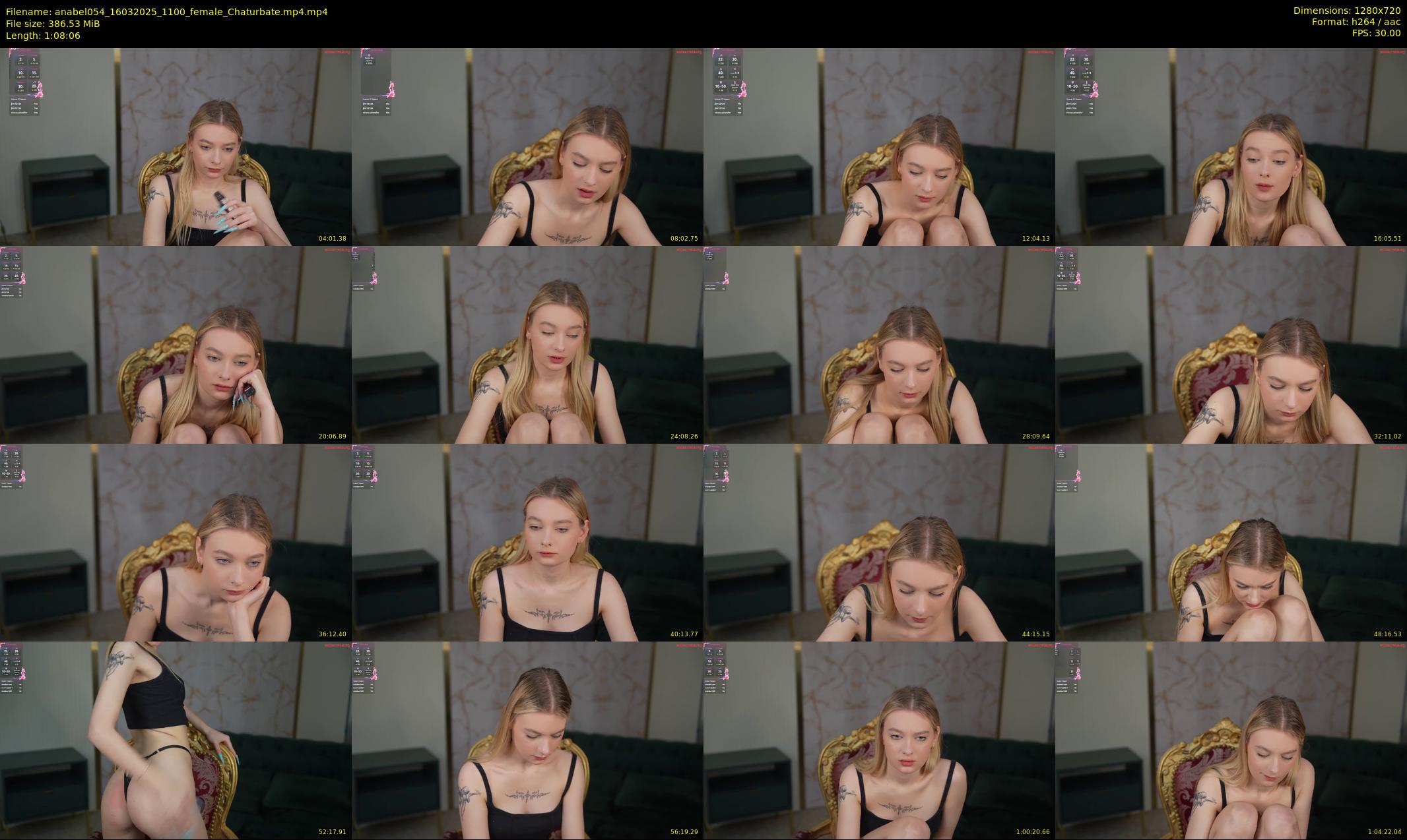 anabel054 — 69 minute Chaturbate female cam show recording, 720p, Mar 16, 2025