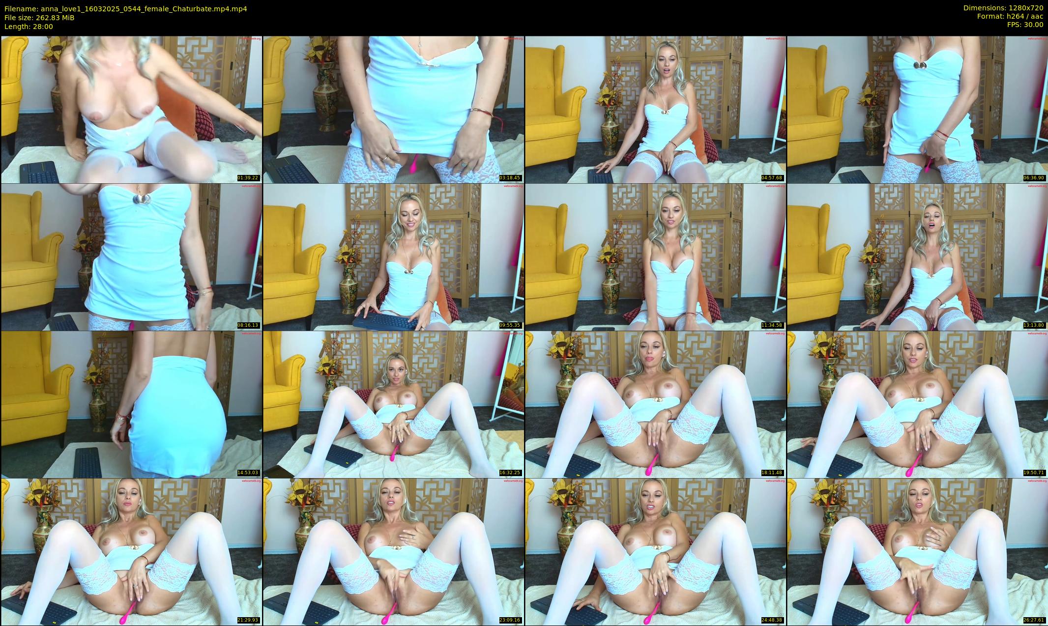 anna_love1 — 28 minute Chaturbate female cam show recording, 720p, Mar 16, 2025