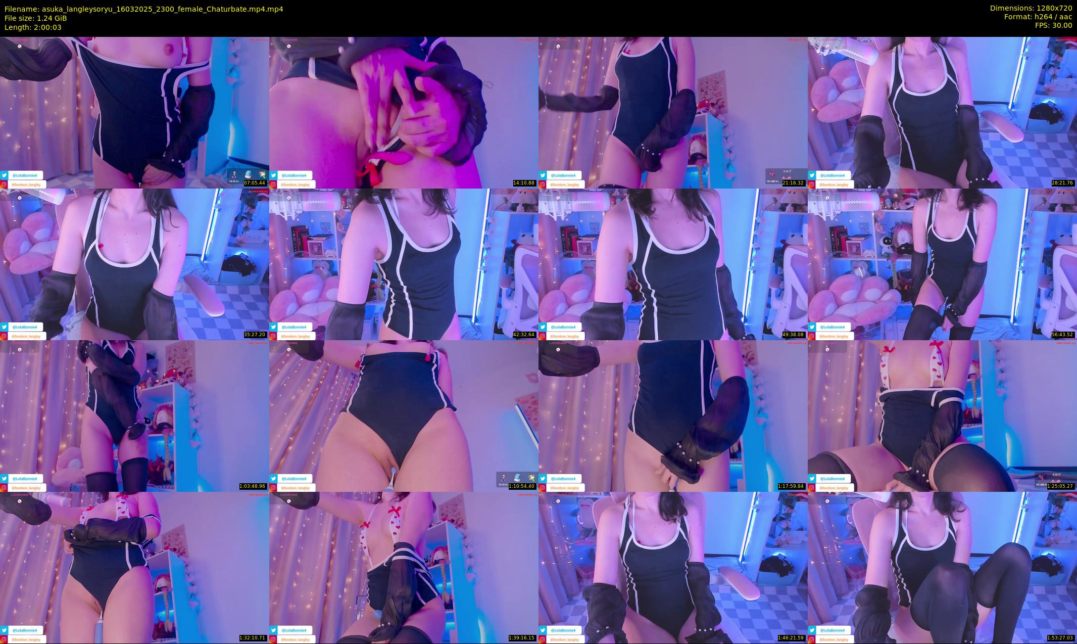 asuka_langleysoryu — 121 minute Chaturbate female cam show recording, 720p, Mar 16, 2025