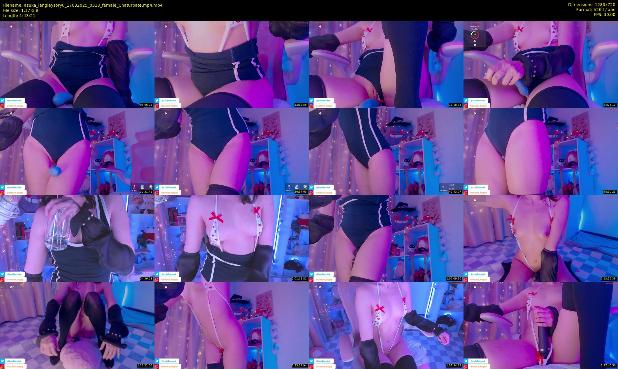 asuka_langleysoryu — 104 minute Chaturbate female cam show recording, 720p, Mar 17, 2025