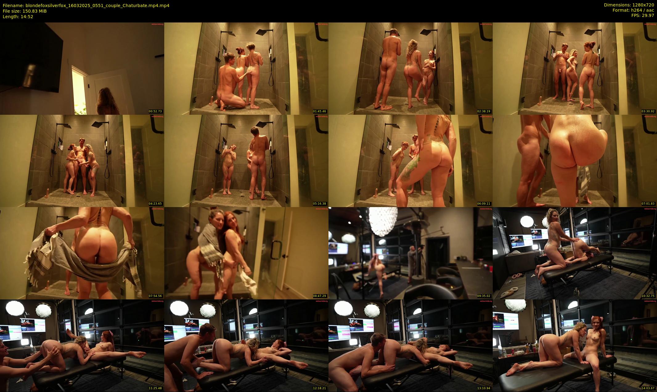 blondefoxsilverfox — 15 minute Chaturbate couple cam show recording, 720p, Mar 16, 2025