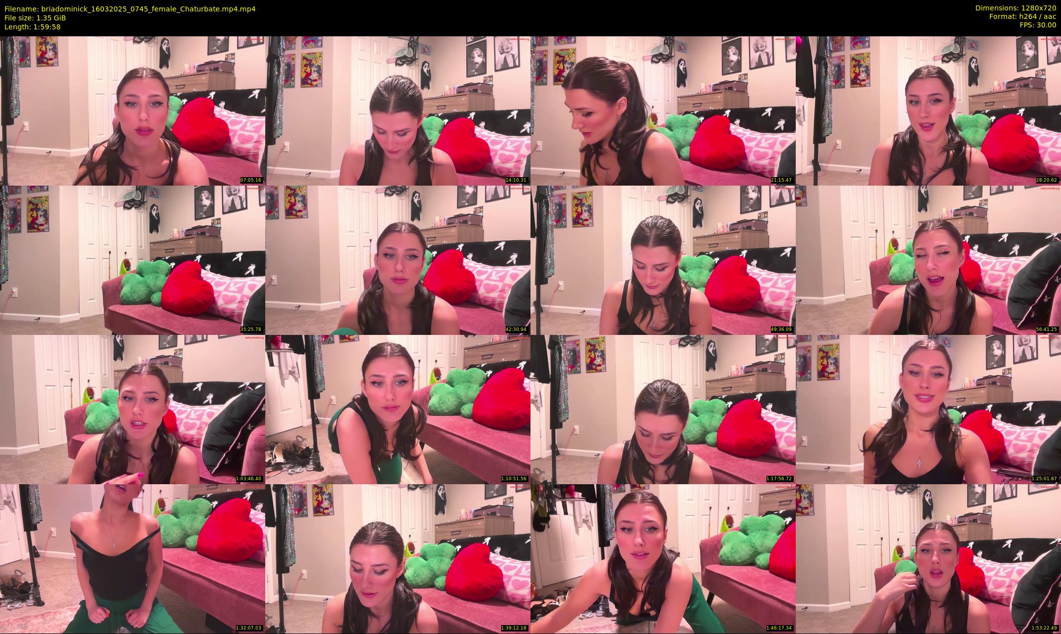 briadominick — 120 minute Chaturbate couple cam show recording, 720p, Mar 16, 2025